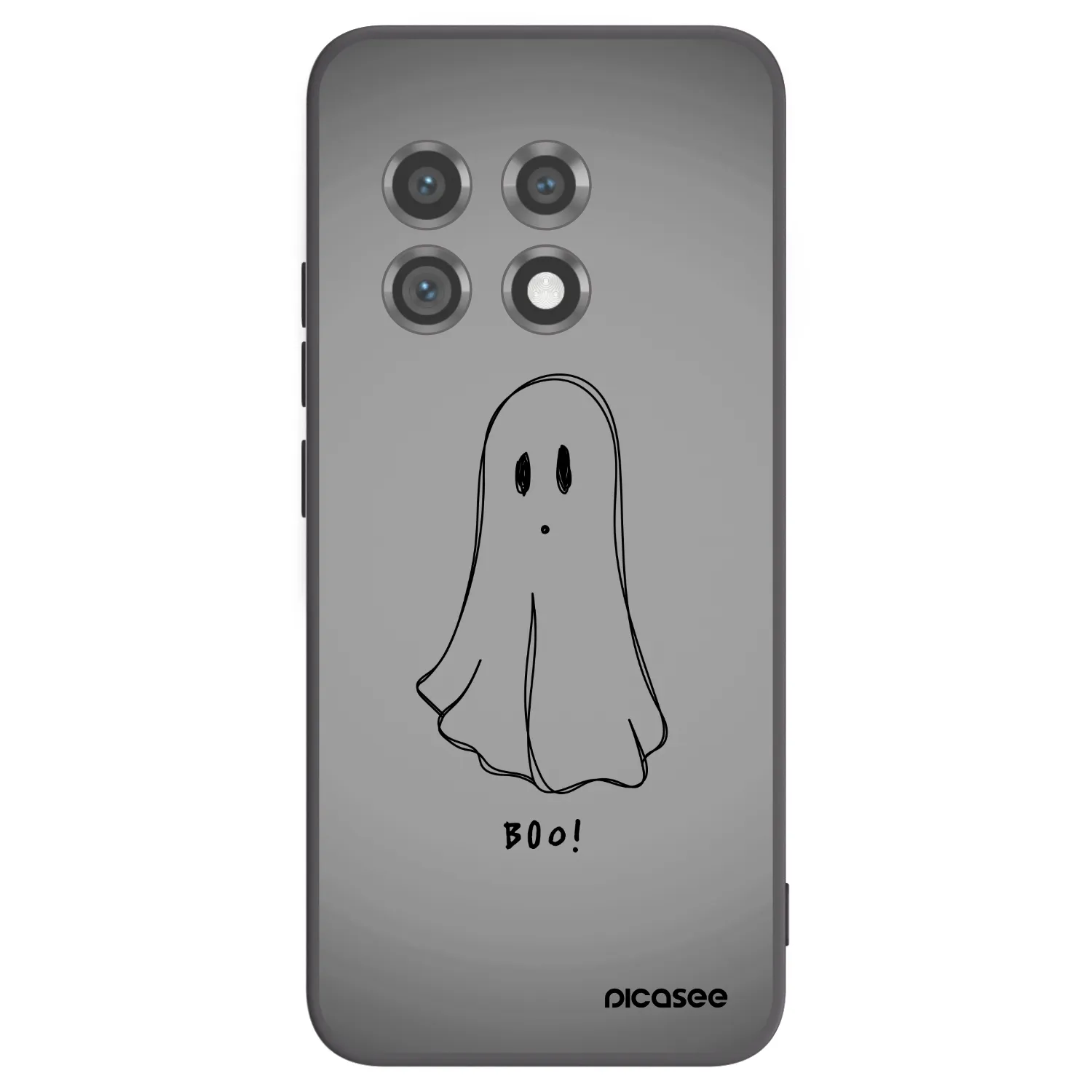 Picasee silikonski črni ovitek za OnePlus 11 5G - Ghost
