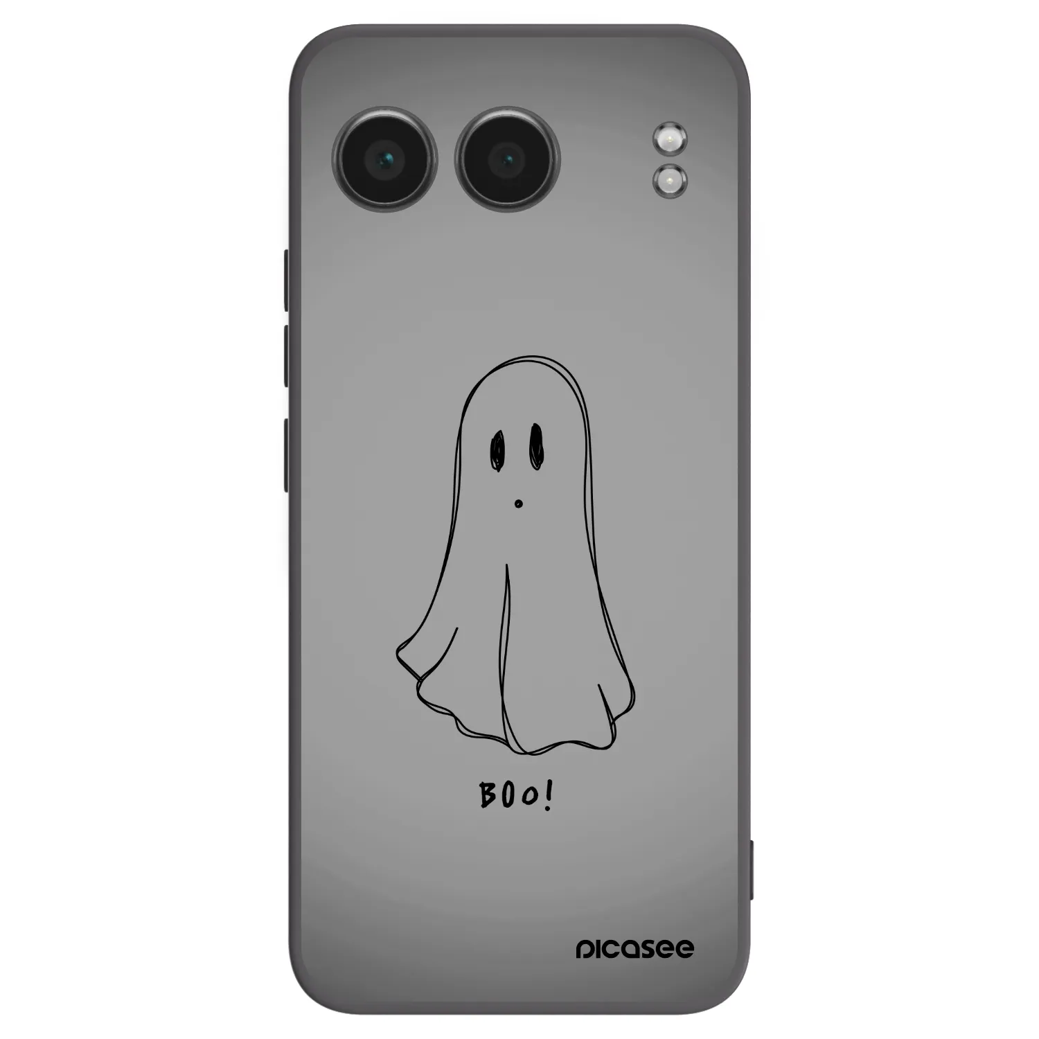 Picasee silikonski črni ovitek za OnePlus Nord 4 - Ghost