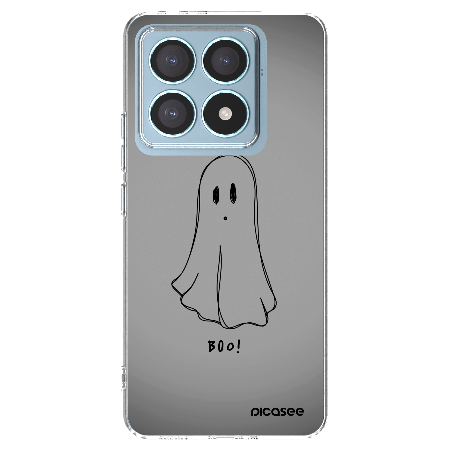 Picasee silikonski prozorni ovitek za Xiaomi 14T Pro - Ghost