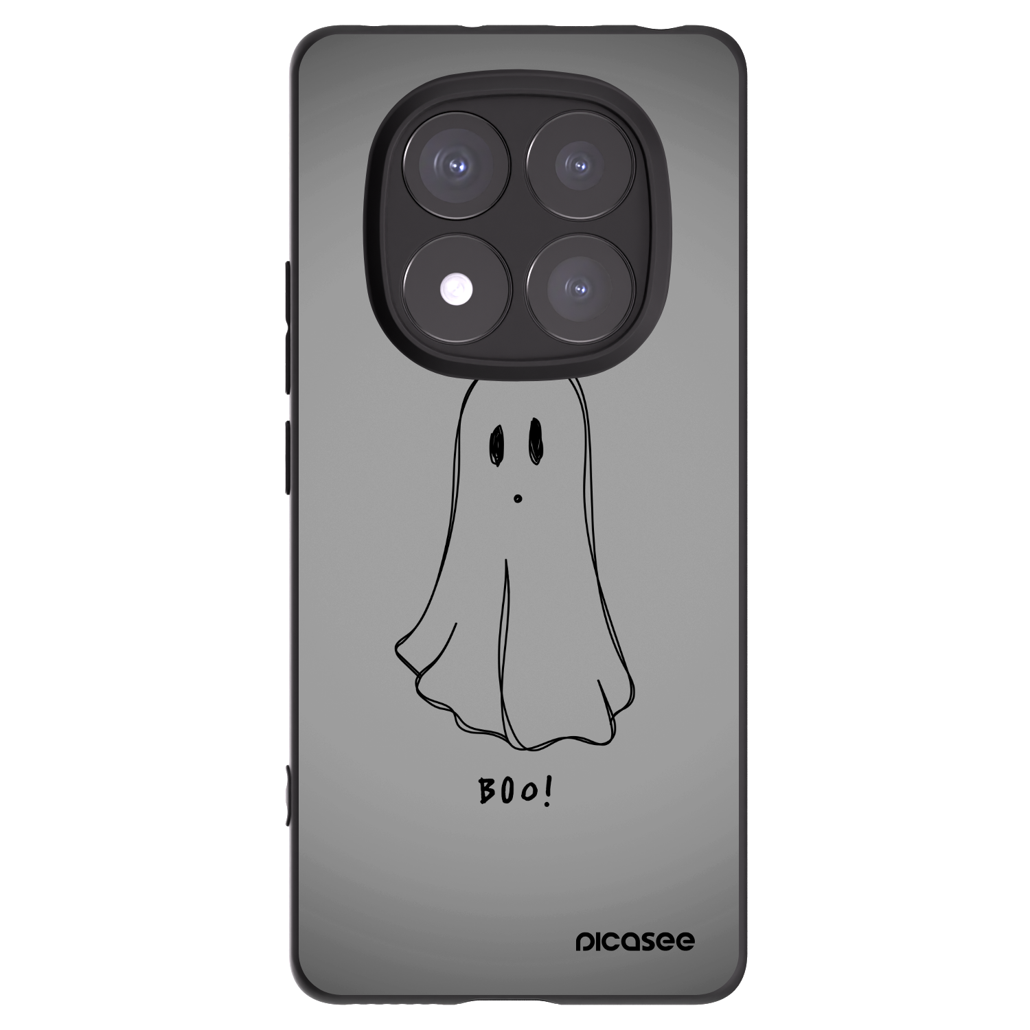 Picasee silikonski črni ovitek za Xiaomi Redmi Note 14 Pro+ 5G - Ghost