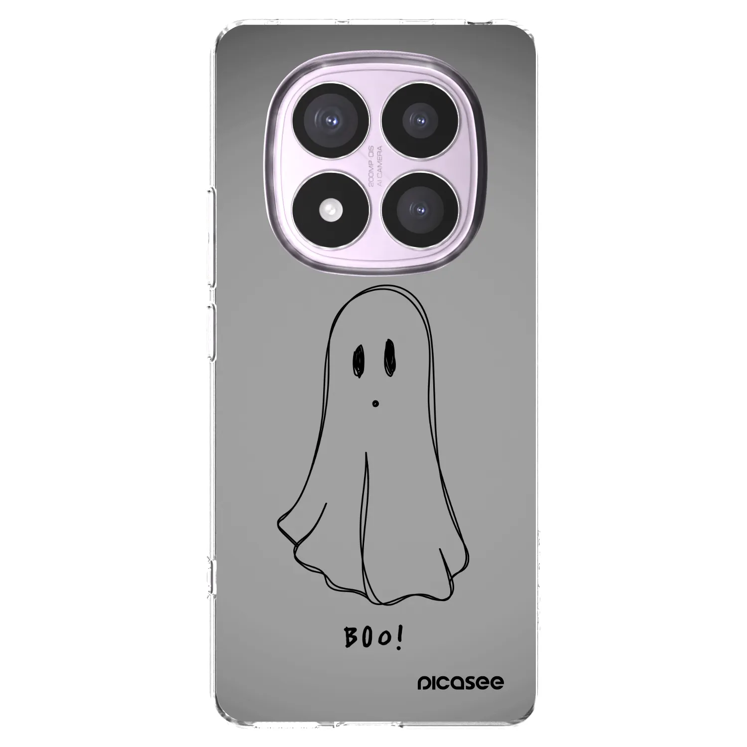 Picasee silikonski prozorni ovitek za Xiaomi Redmi Note 14 Pro 5G - Ghost