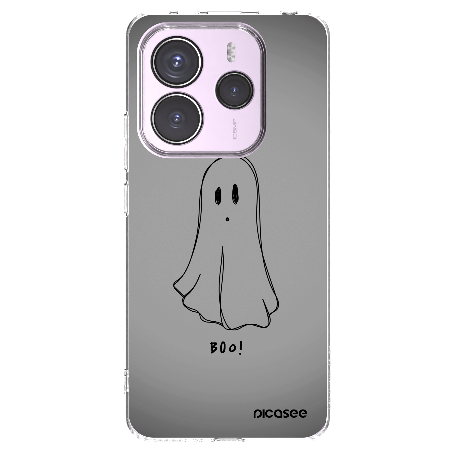 Picasee silikonski prozorni ovitek za Xiaomi Redmi Note 14 5G - Ghost