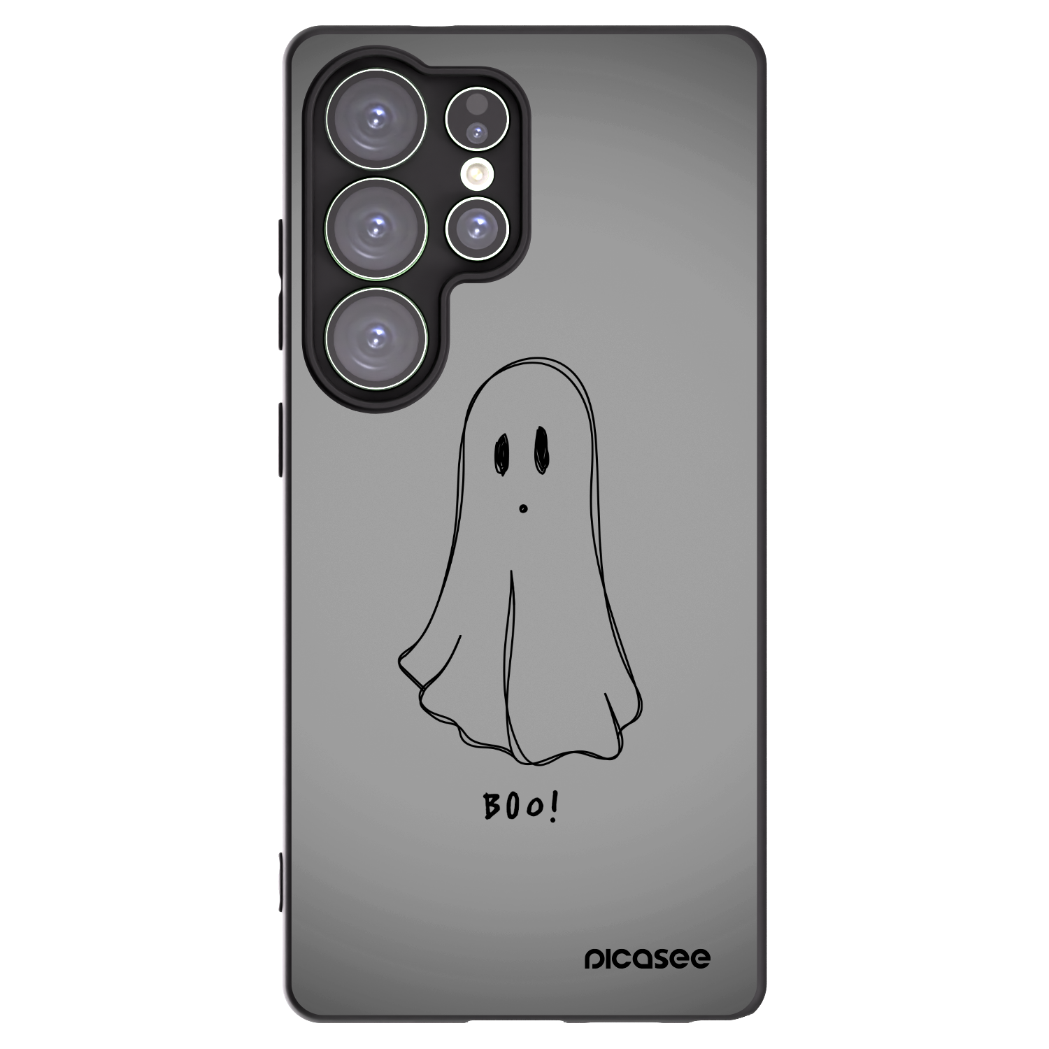 Picasee silikonski črni ovitek za Samsung Galaxy S25 Ultra 5G - Ghost