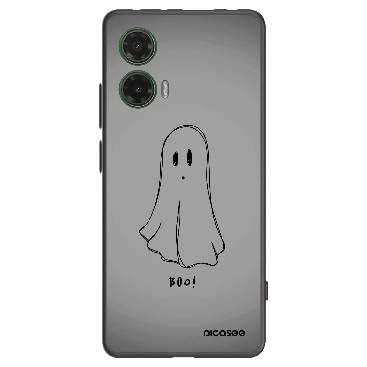 Picasee silikonski črni ovitek za Motorola Moto G35 5G - Ghost