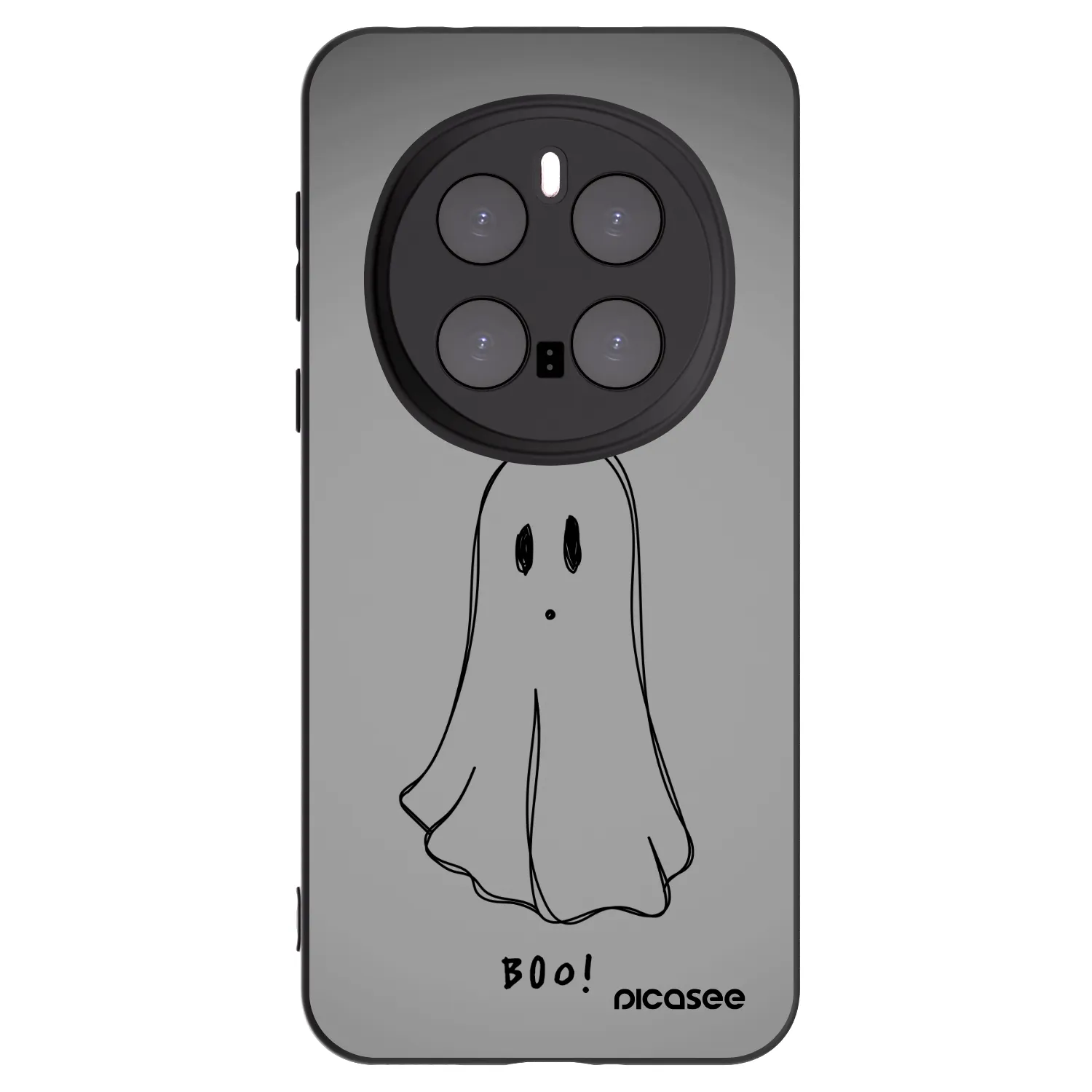 Picasee silikonski črni ovitek za Honor Magic7 Pro 5G - Ghost