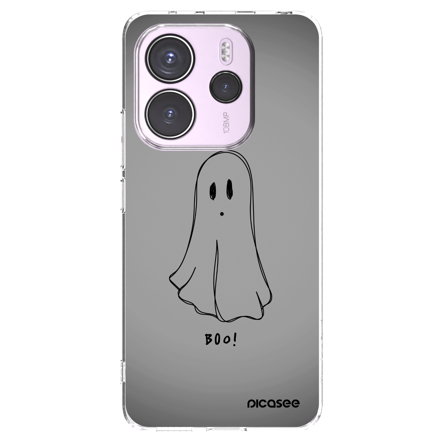 Picasee silikonski prozorni ovitek za Xiaomi Redmi Note 14 4G - Ghost