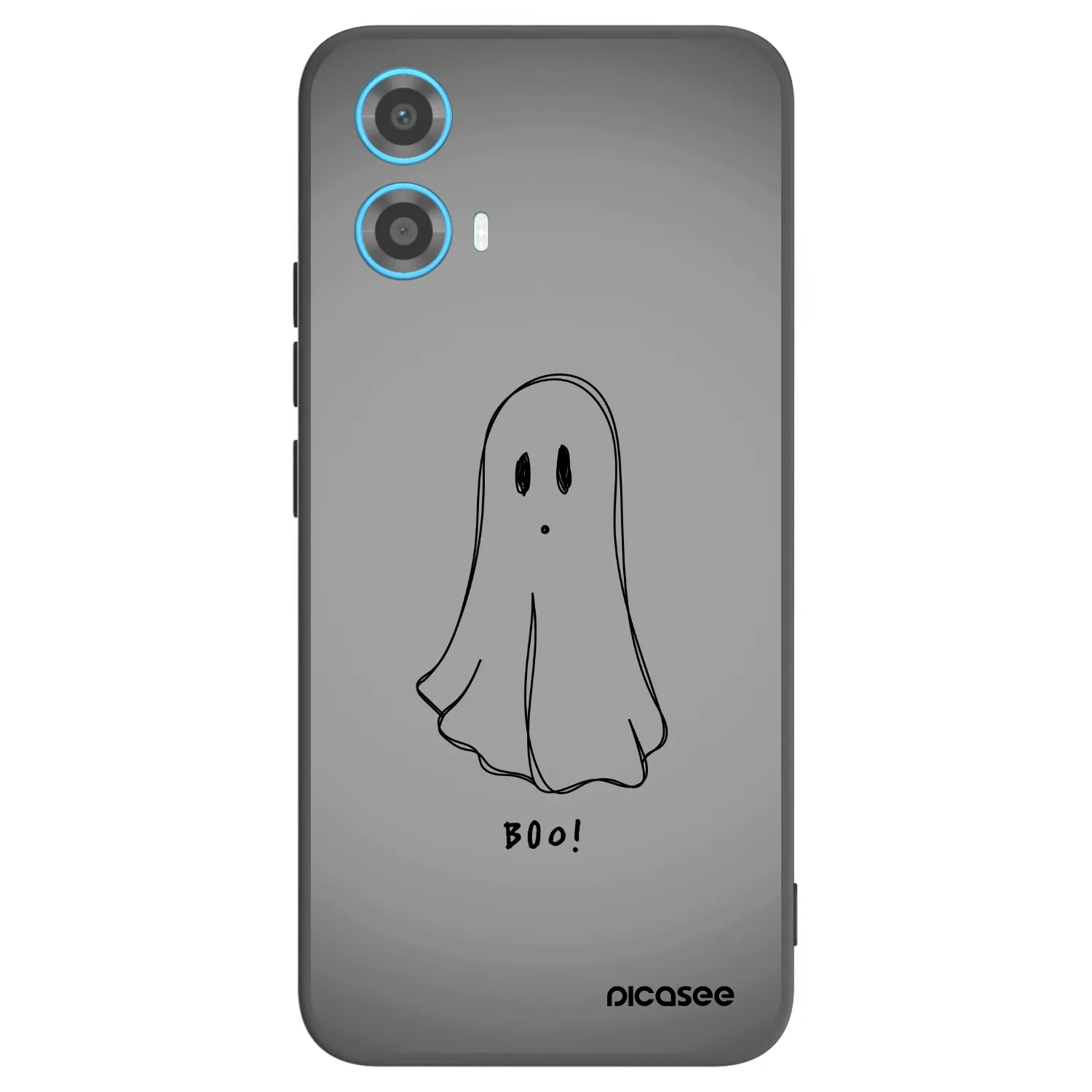 Picasee silikonski črni ovitek za Motorola Moto G34 5G - Ghost