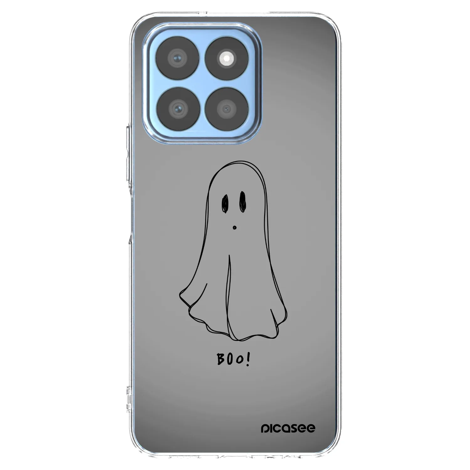 Picasee silikonski prozorni ovitek za Honor X8c - Ghost
