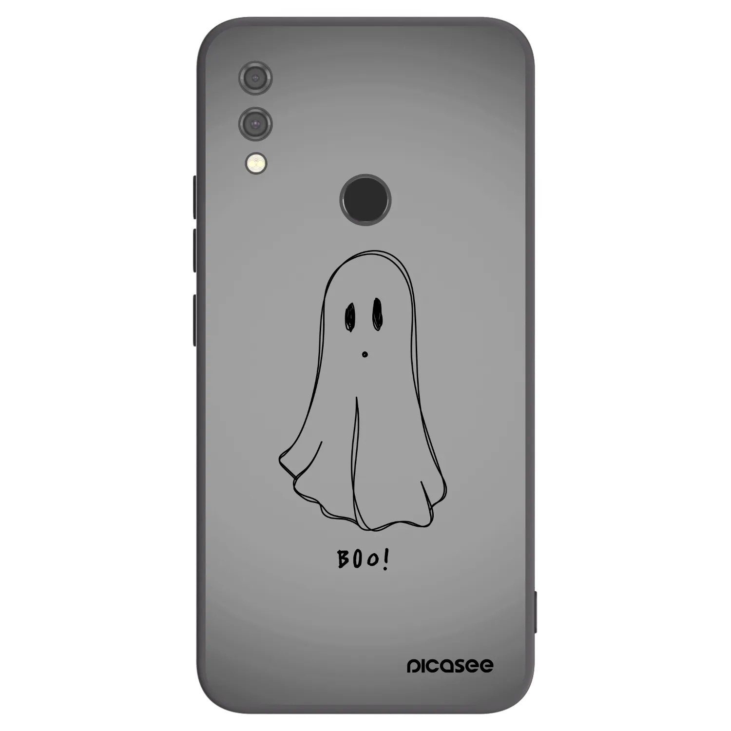 Picasee silikonski črni ovitek za Xiaomi Redmi Note 7 - Ghost