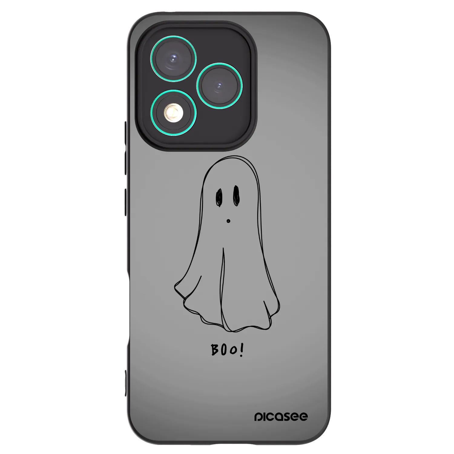 Picasee silikonski črni ovitek za Honor 400 Lite 5G - Ghost