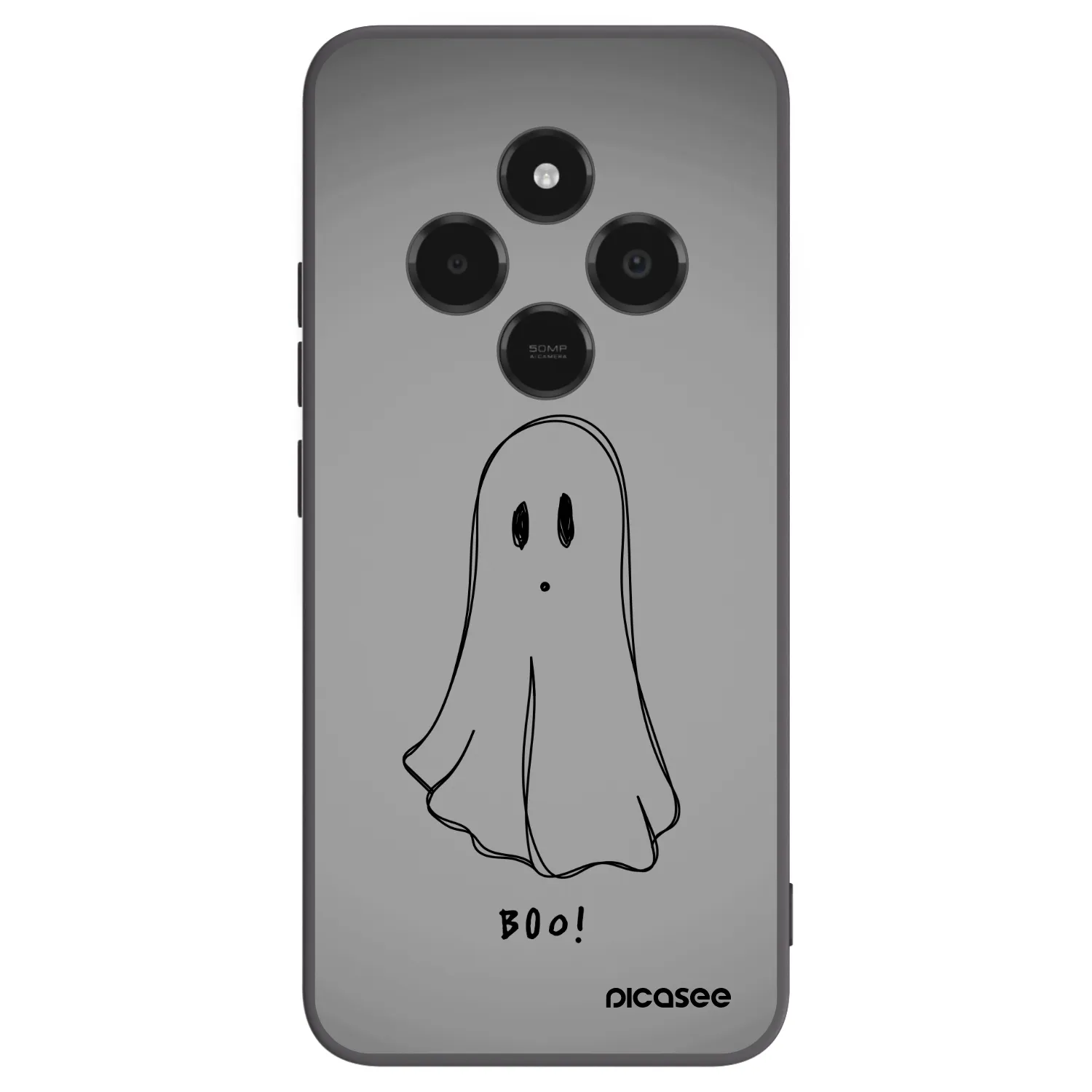 Picasee silikonski črni ovitek za Xiaomi Poco C75 - Ghost