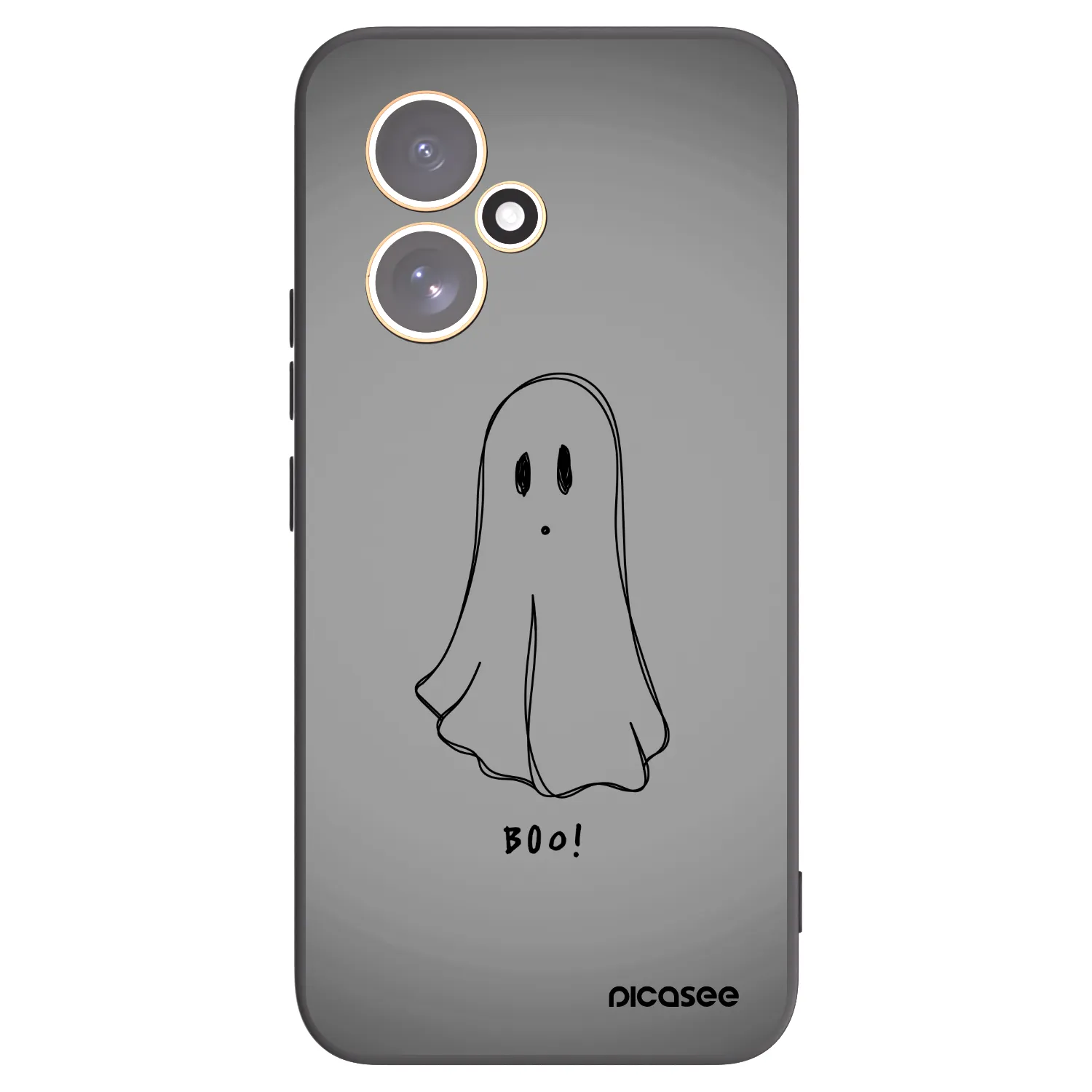 Picasee silikonski črni ovitek za Honor 400 5G - Ghost
