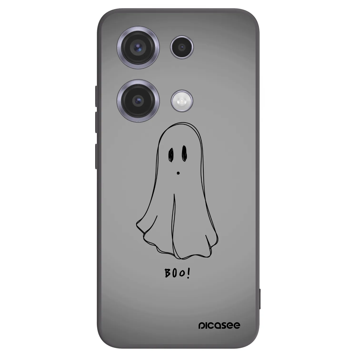 Picasee silikonski črni ovitek za Xiaomi Redmi Note 14S - Ghost