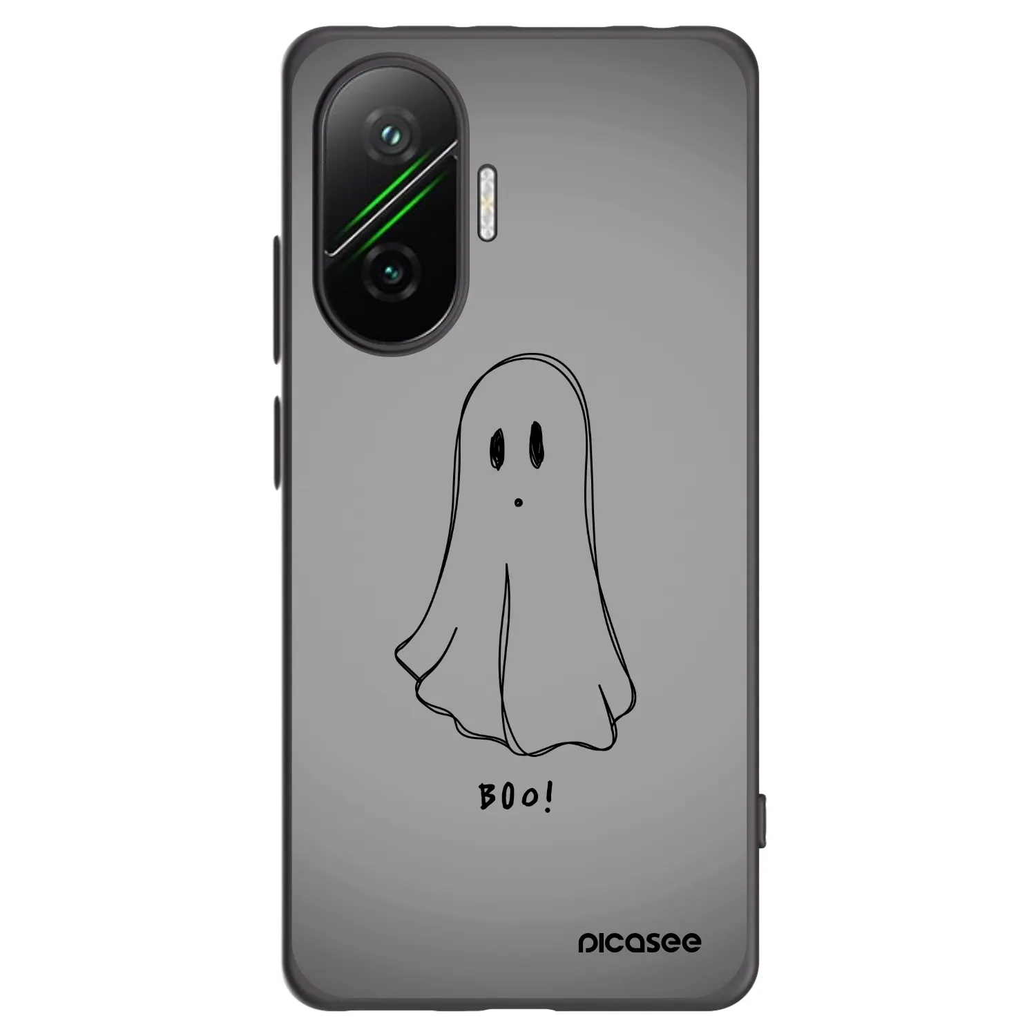 Picasee silikonski črni ovitek za Xiaomi Poco F7 5G - Ghost