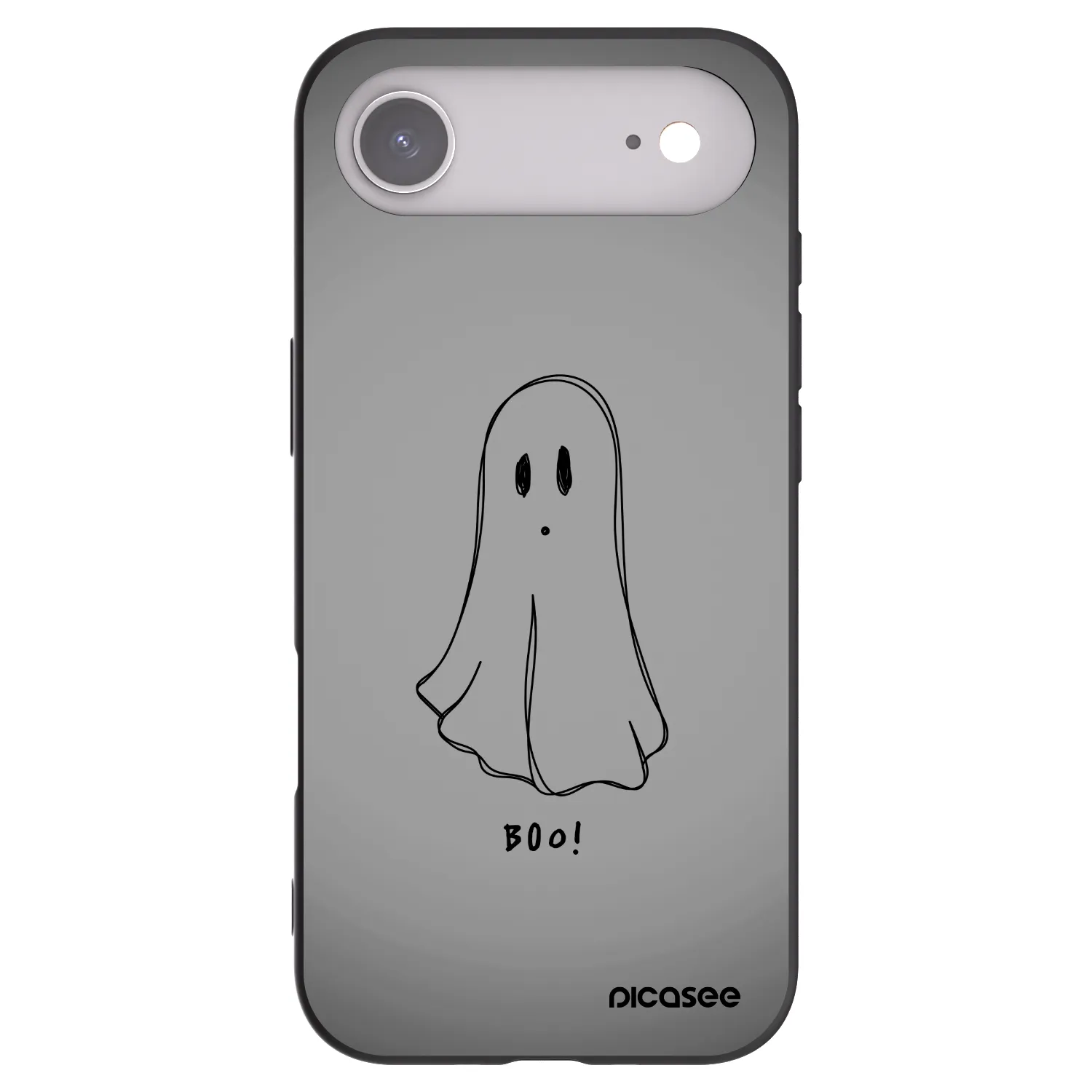 Picasee silikonski črni ovitek za Apple iPhone Air - Ghost