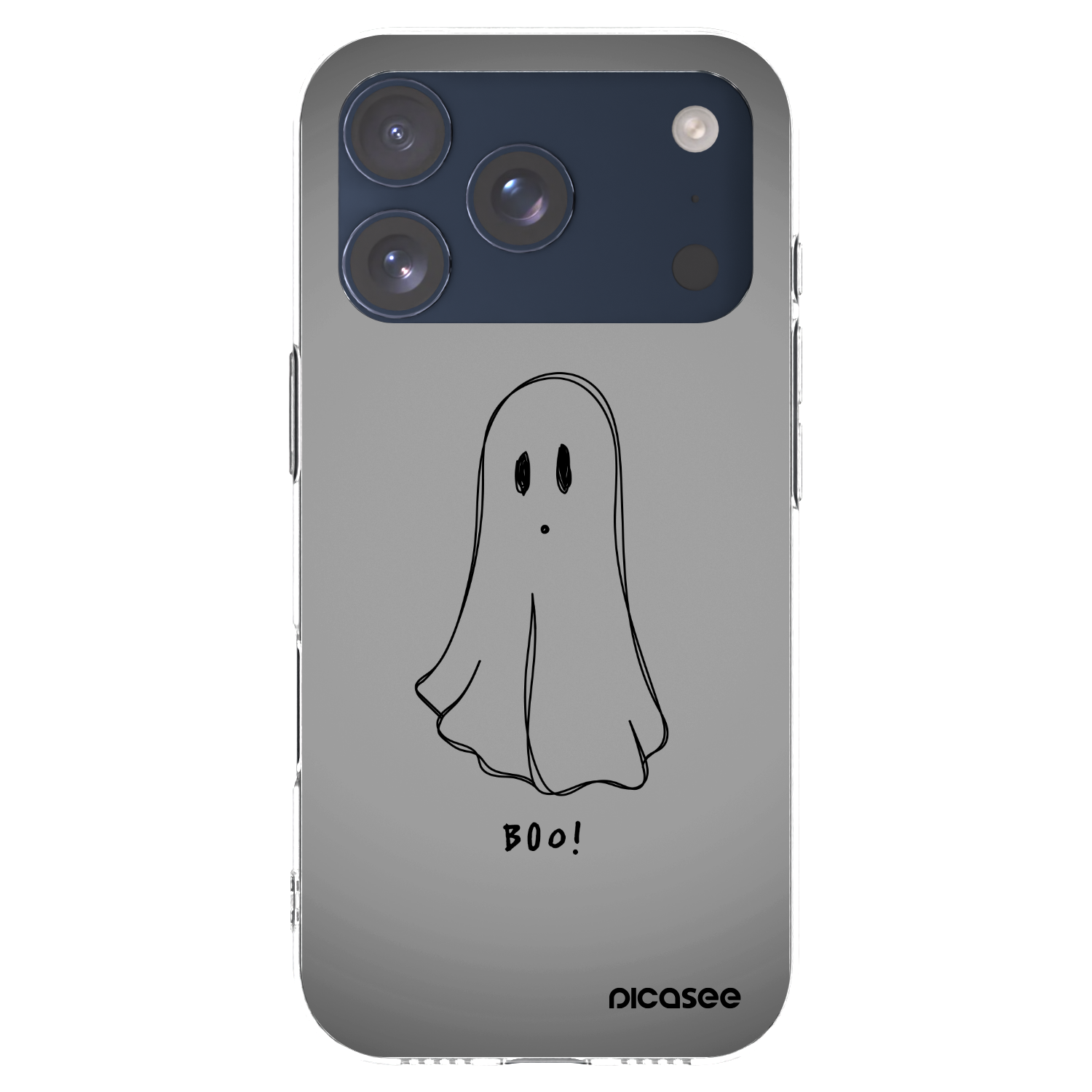 Picasee silikonski prozorni ovitek za Apple iPhone 17 Pro - Ghost