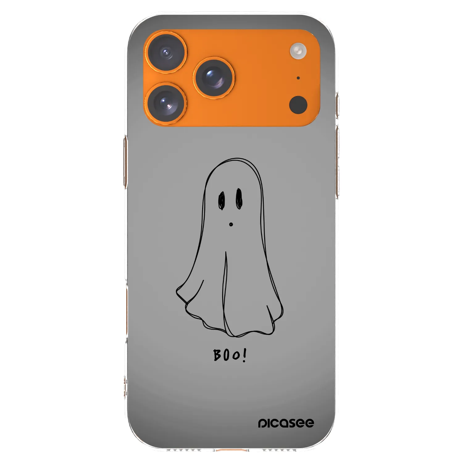 Picasee silikonski prozorni ovitek za Apple iPhone 17 Pro Max - Ghost