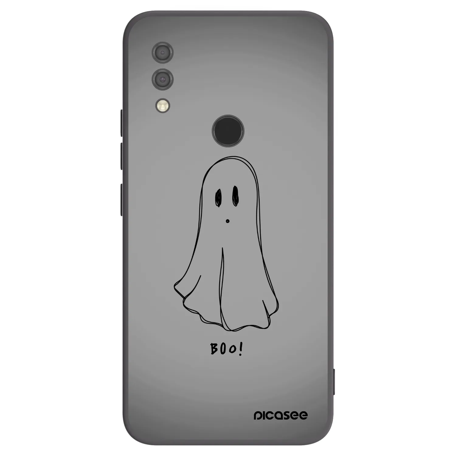 Picasee silikonski črni ovitek za Xiaomi Redmi 7 - Ghost