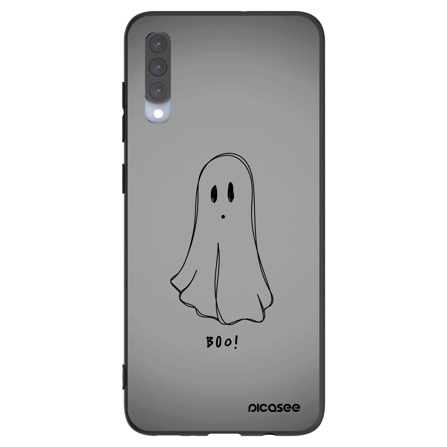 Picasee silikonski črni ovitek za Samsung Galaxy A70 A705F - Ghost