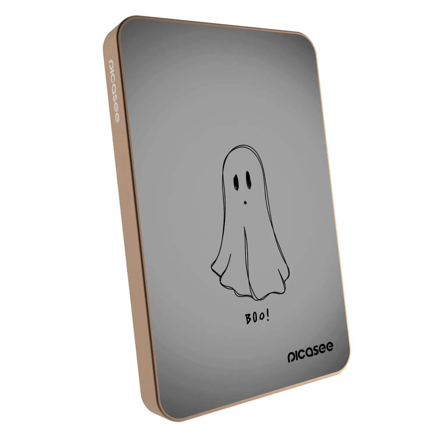 Picasee Prenosna baterija z MagSafe 5 000 mAh Zlati - Ghost