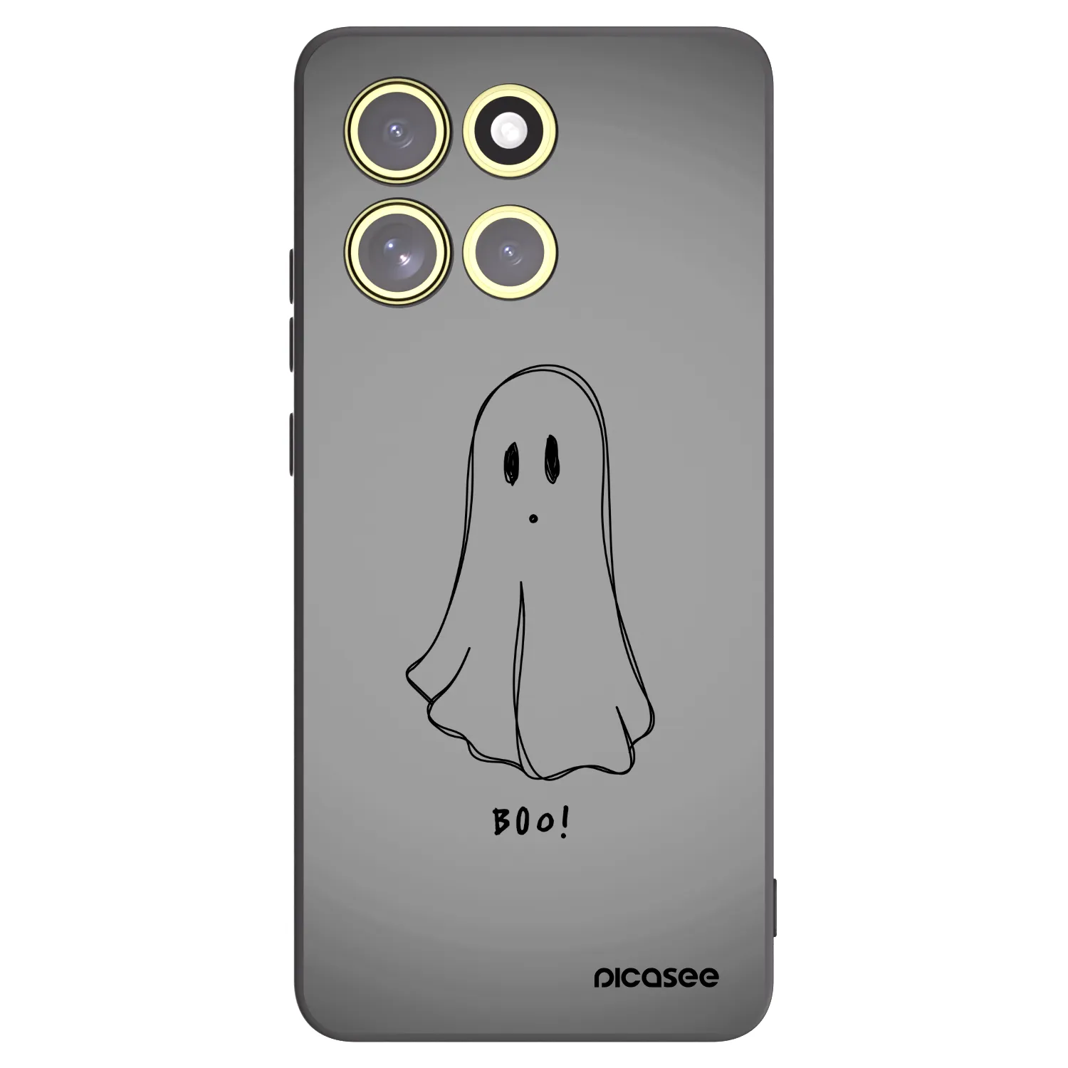 Picasee silikonski črni ovitek za Motorola Moto G86 5G - Ghost