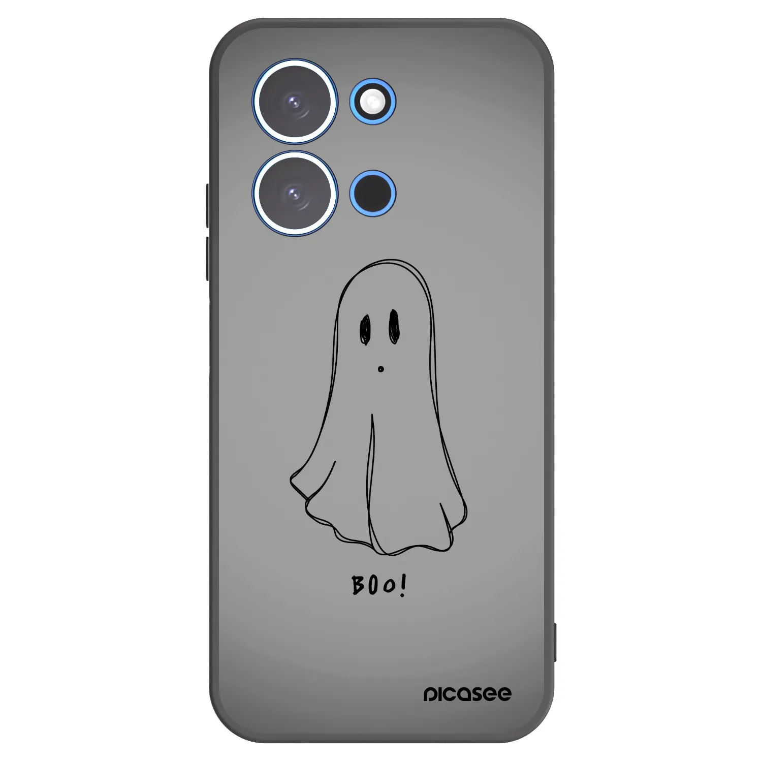 Picasee silikonski črni ovitek za Xiaomi Redmi 15C 4G - Ghost