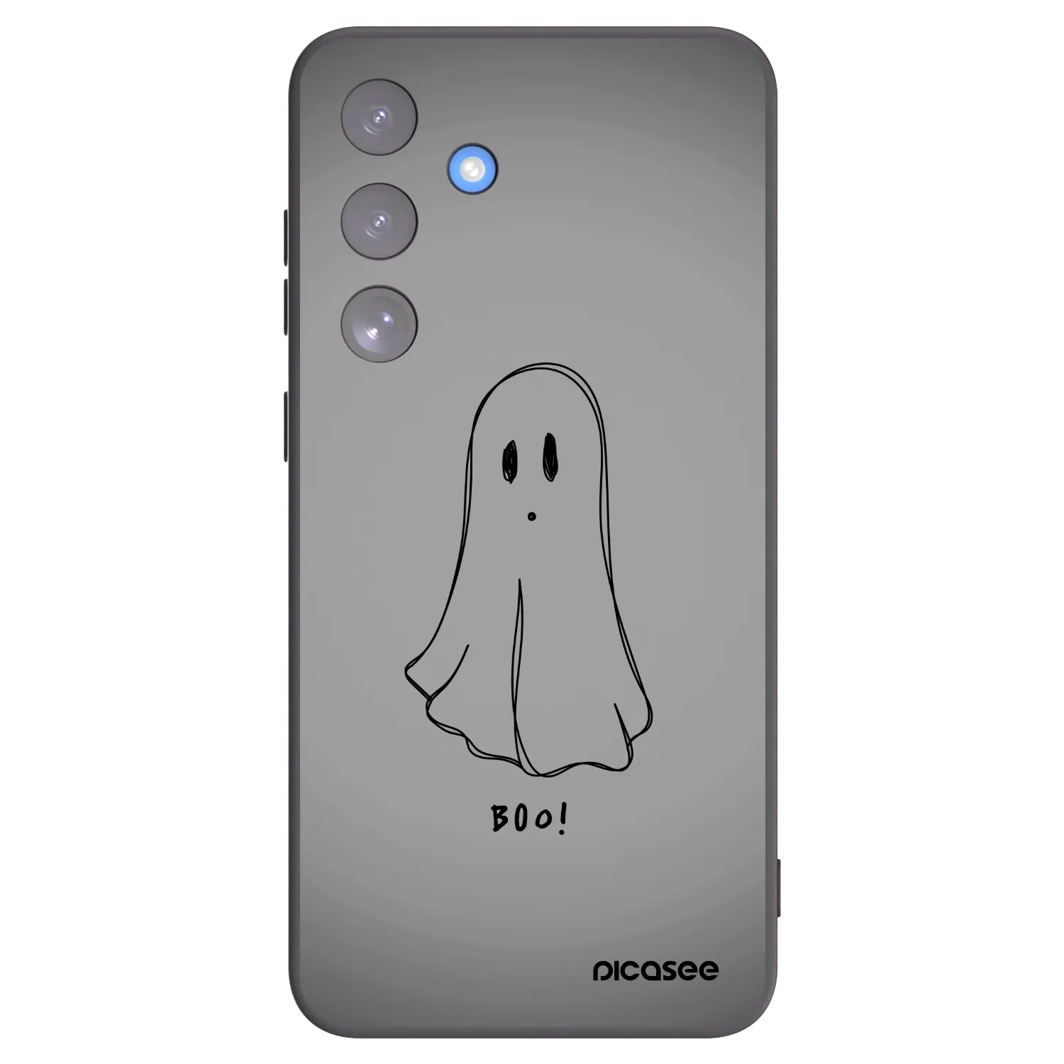 Picasee silikonski črni ovitek za Samsung Galaxy S25 FE 5G - Ghost