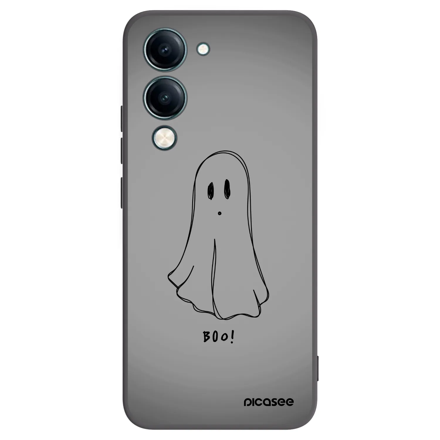 Picasee silikonski črni ovitek za Vivo Y29s 5G - Ghost