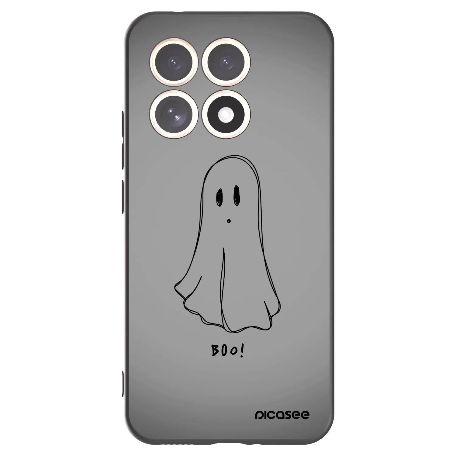 Picasee silikonski črni ovitek za Xiaomi 15T - Ghost