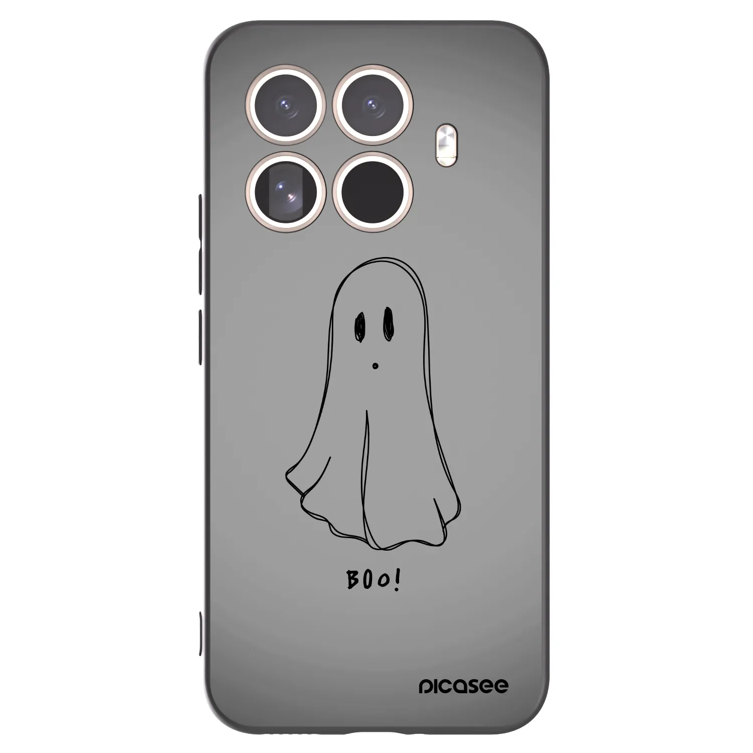 Picasee silikonski črni ovitek za Xiaomi 15T Pro - Ghost