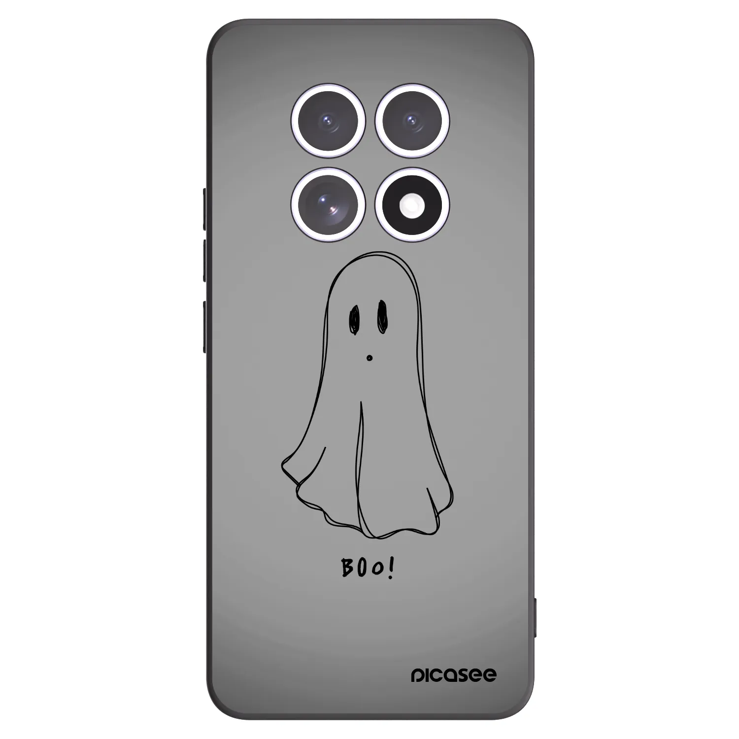 Picasee silikonski črni ovitek za Xiaomi Redmi Note 15 4G - Ghost