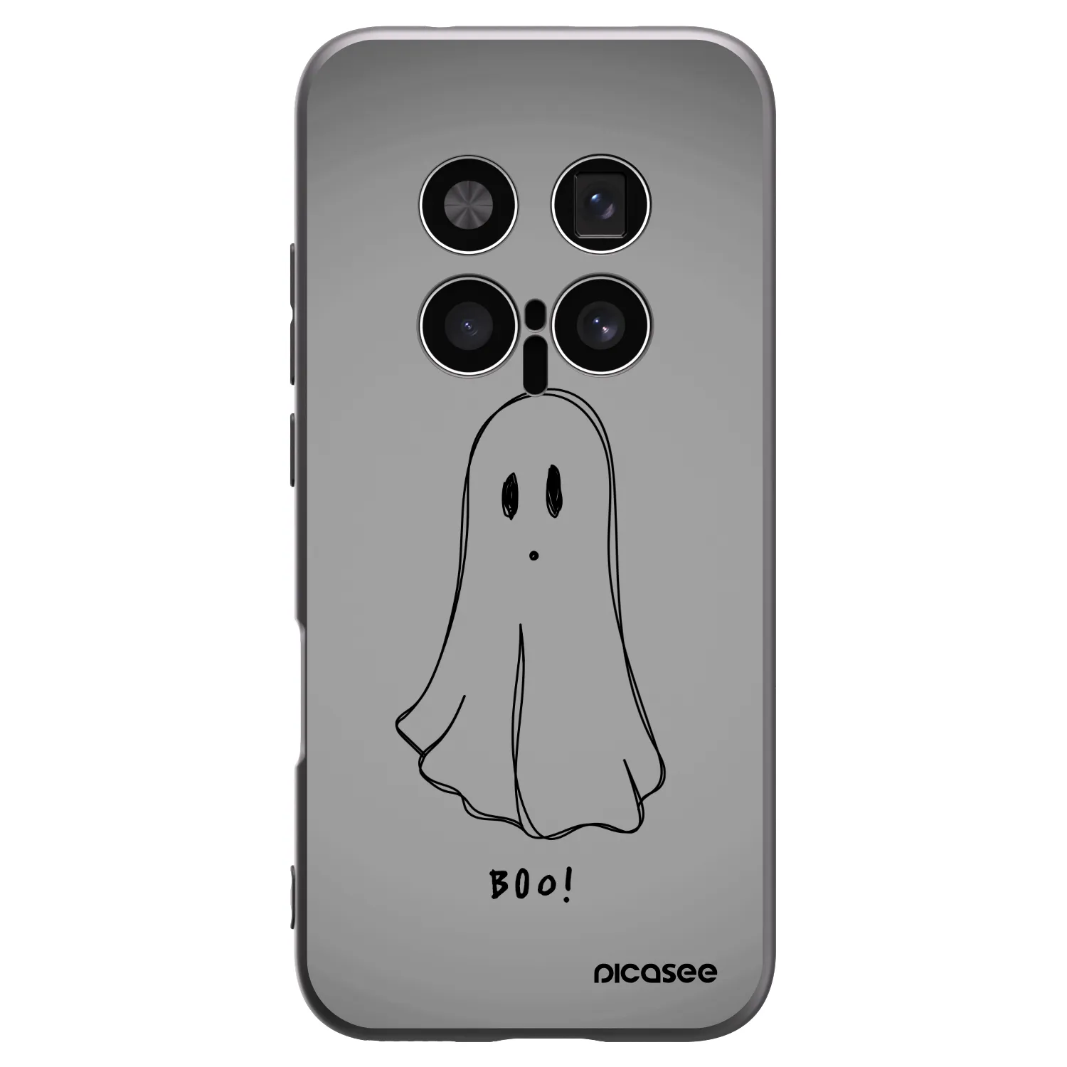 Picasee silikonski črni ovitek za Honor Magic8 Pro 5G - Ghost