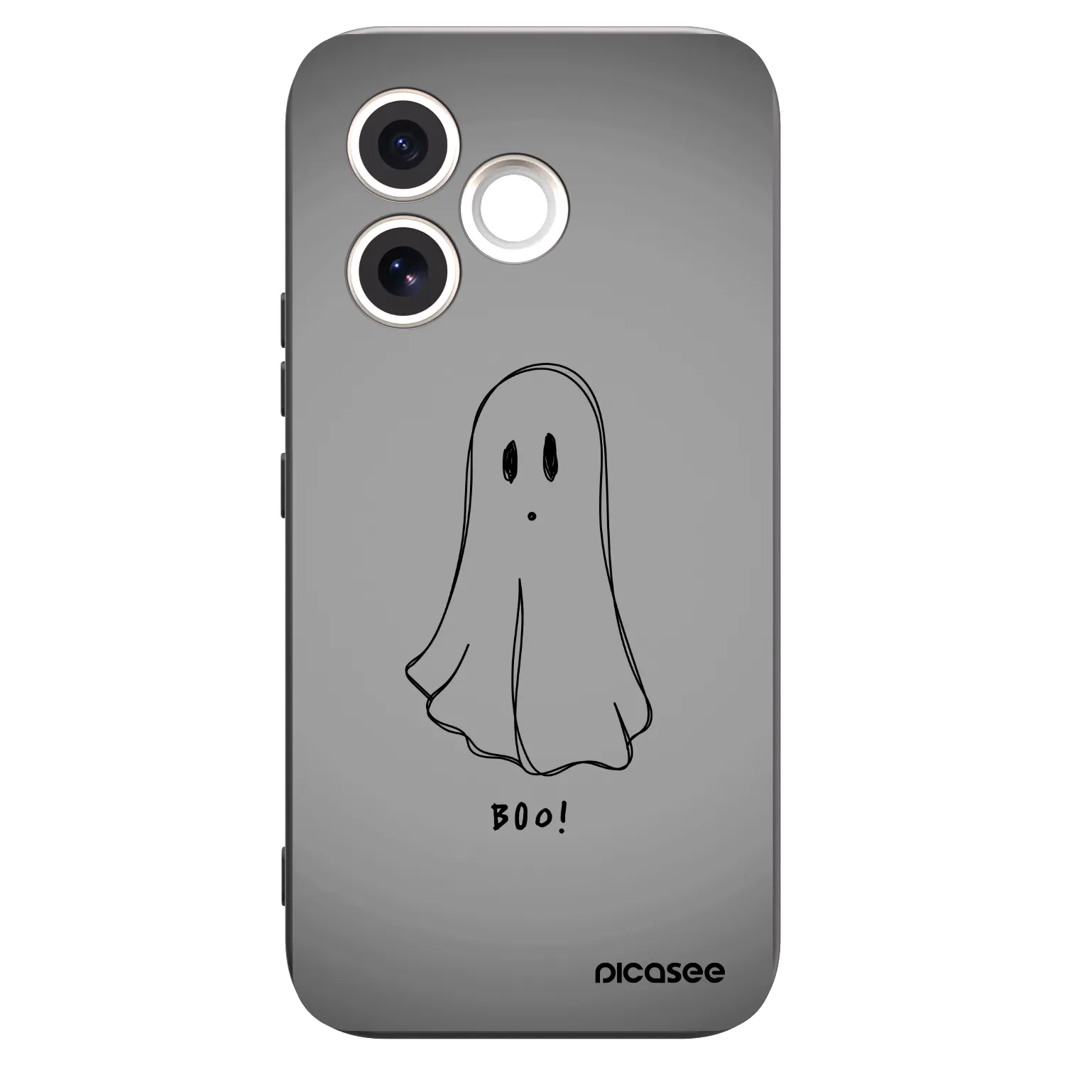 Picasee silikonski črni ovitek za Honor 600 Lite - Ghost