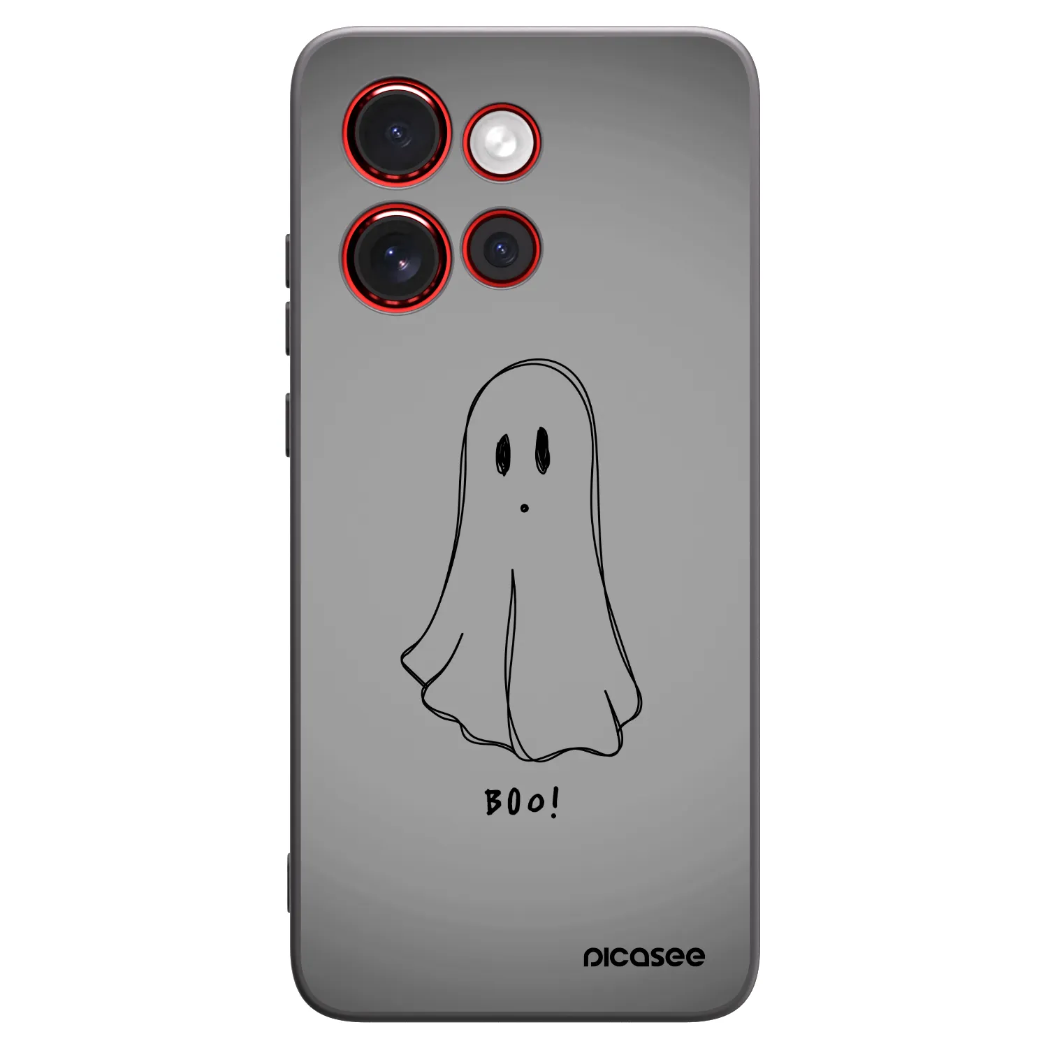 Picasee silikonski črni ovitek za Motorola Edge 60 Neo 5G - Ghost