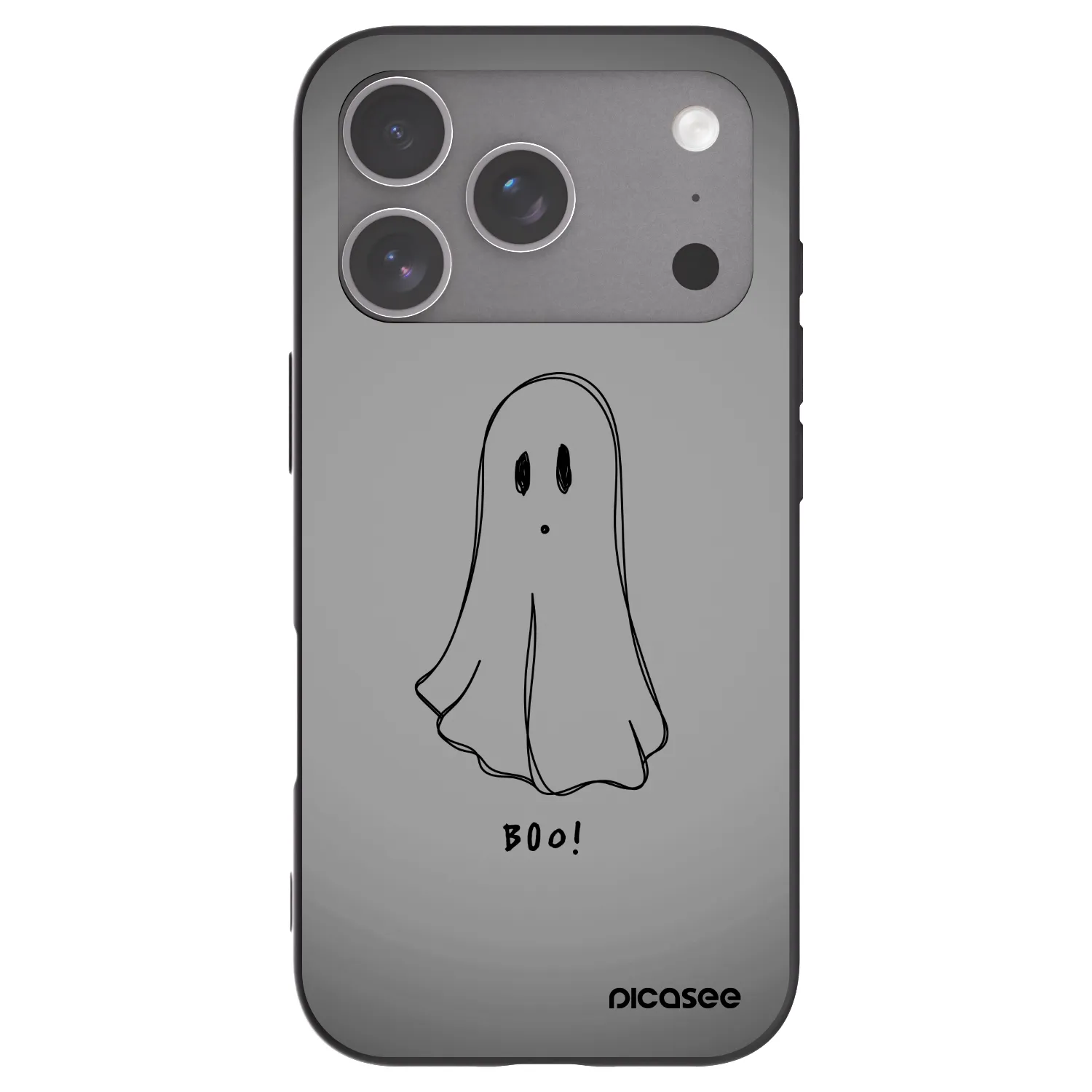 Picasee silikonski črni ovitek za Apple iPhone 18 Pro - Ghost