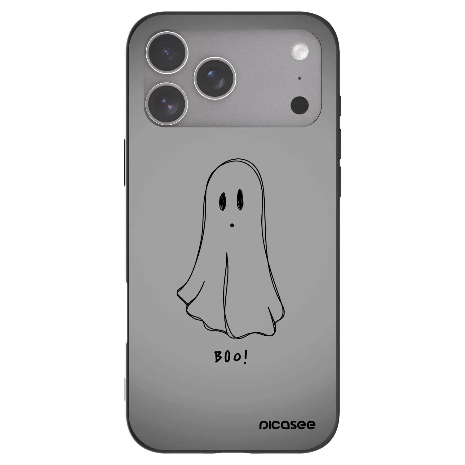 Picasee silikonski črni ovitek za Apple iPhone 18 Pro Max - Ghost