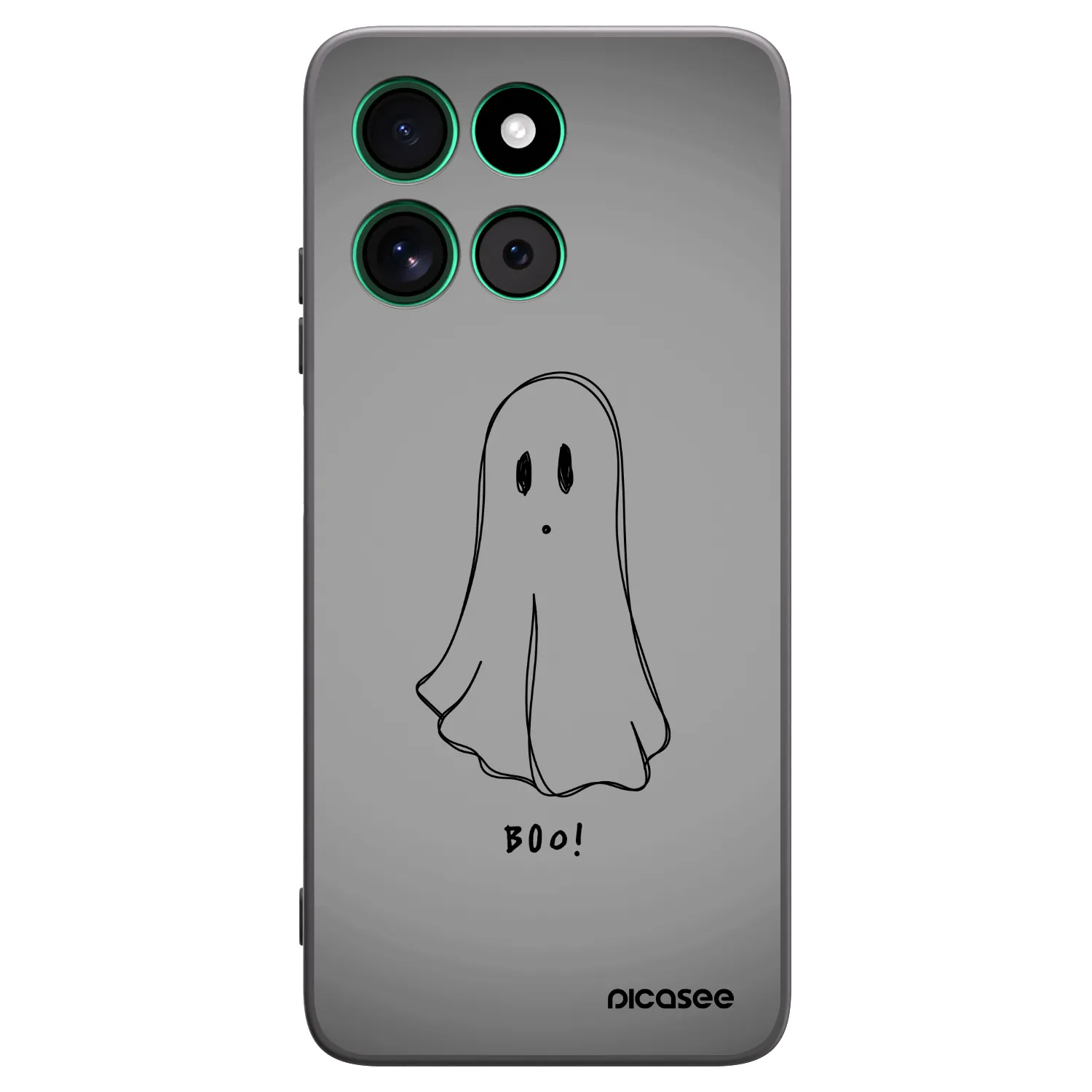Picasee silikonski črni ovitek za Motorola Moto G57 Power - Ghost
