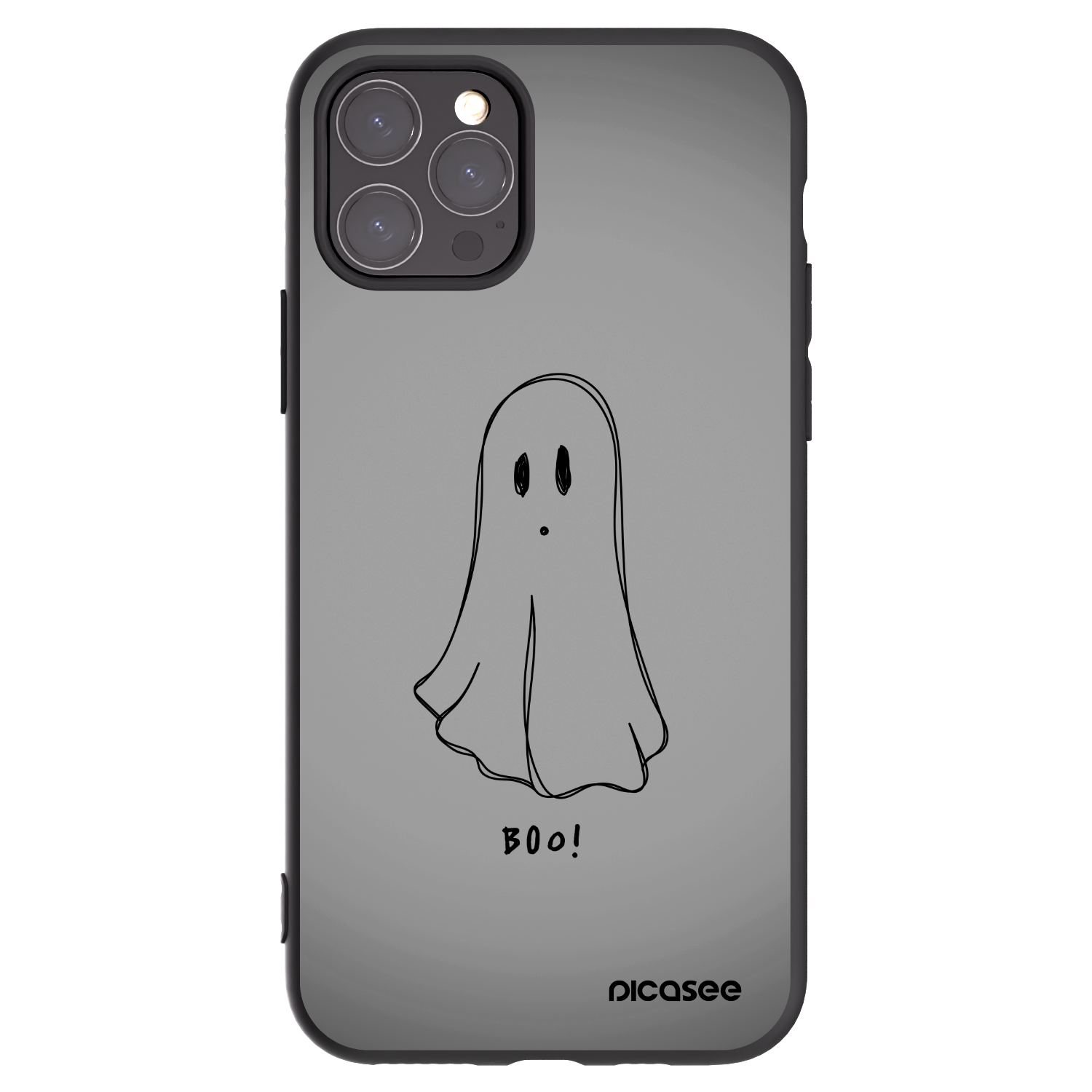 Picasee silikonski črni ovitek za Apple iPhone 11 Pro - Ghost