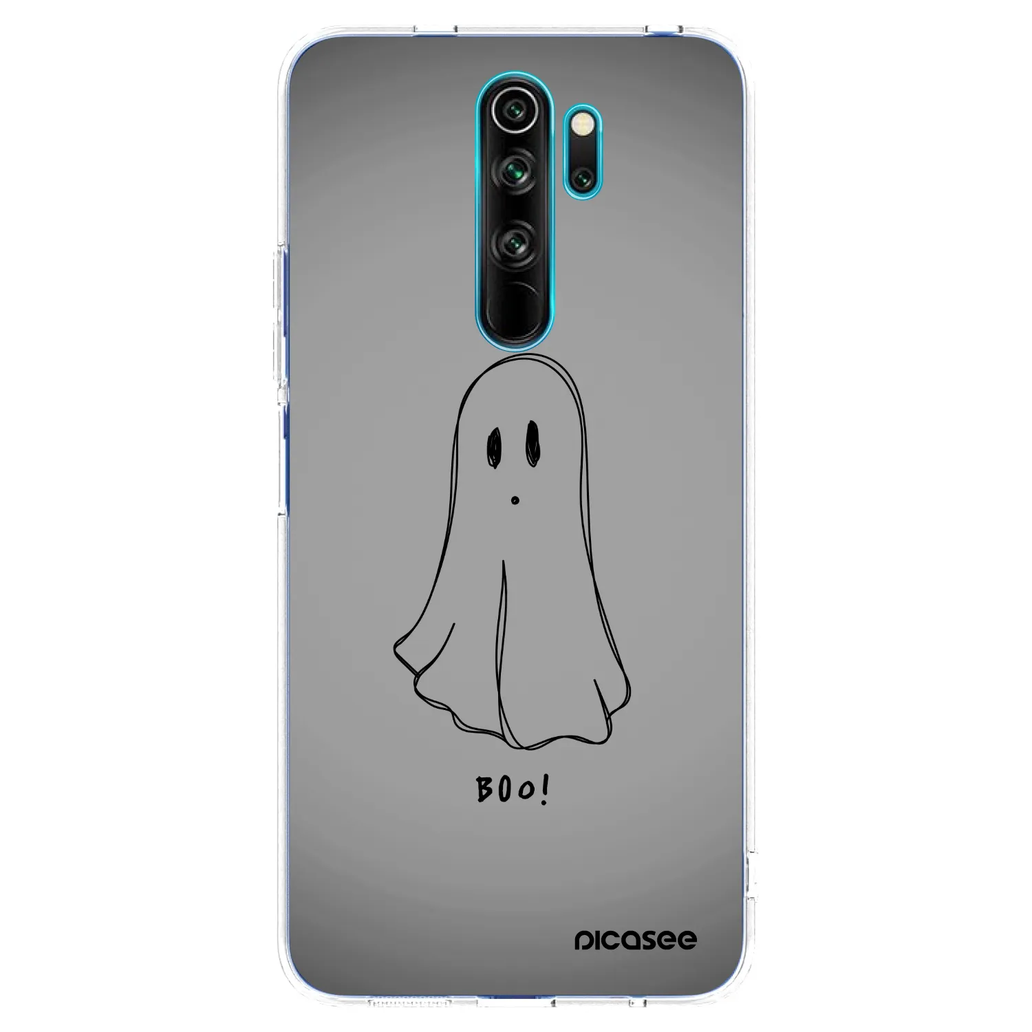 Picasee silikonski prozorni ovitek za Xiaomi Redmi Note 8 Pro - Ghost