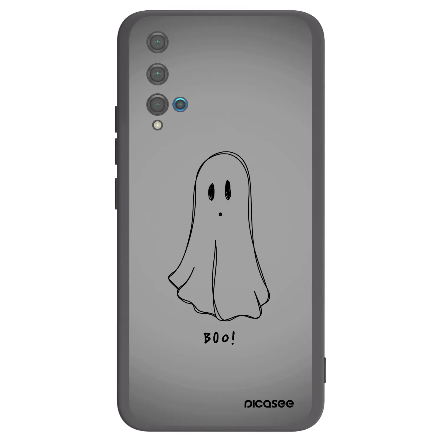 Picasee silikonski črni ovitek za Huawei Nova 5T - Ghost