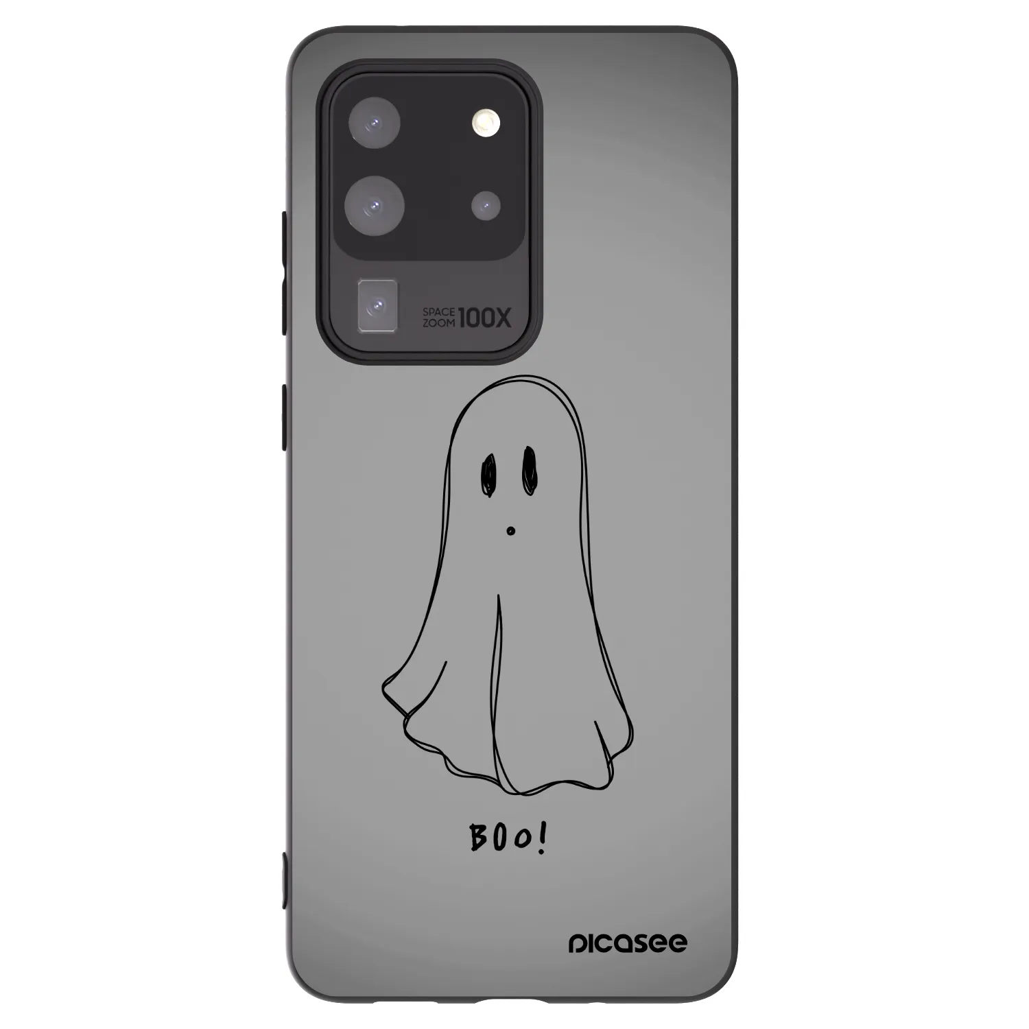 Picasee silikonski črni ovitek za Samsung Galaxy S20 Ultra 5G G988F - Ghost