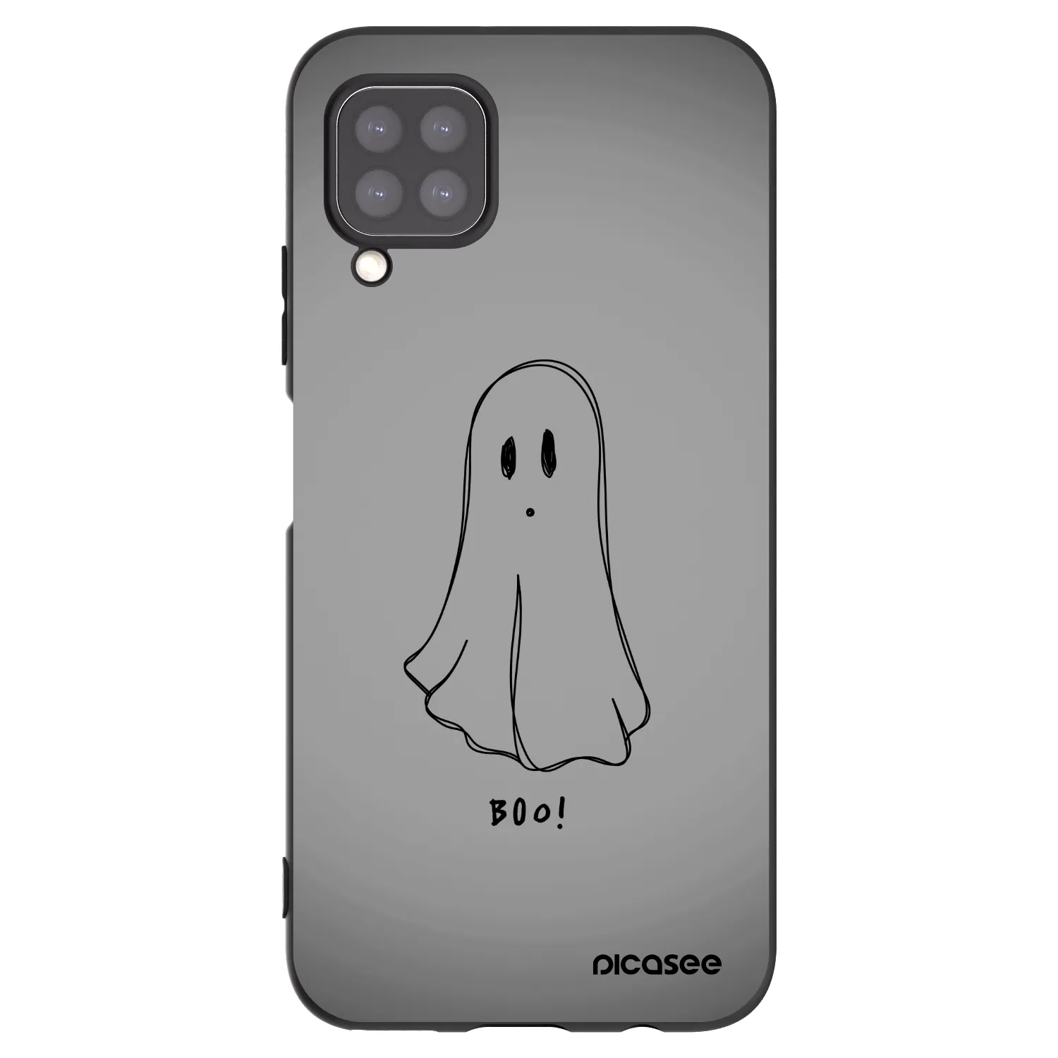 Picasee silikonski črni ovitek za Huawei P40 Lite - Ghost