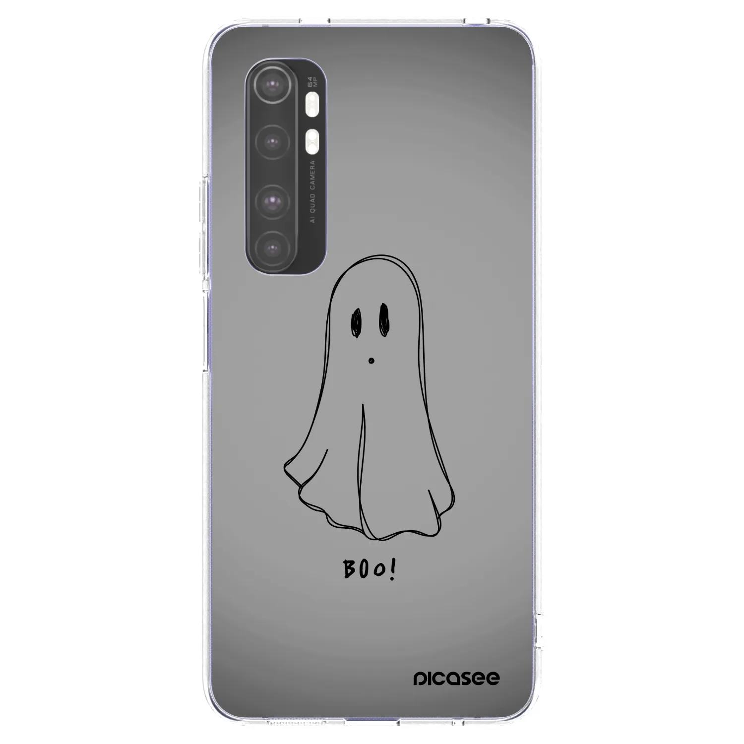 Picasee silikonski prozorni ovitek za Xiaomi Mi Note 10 Lite - Ghost