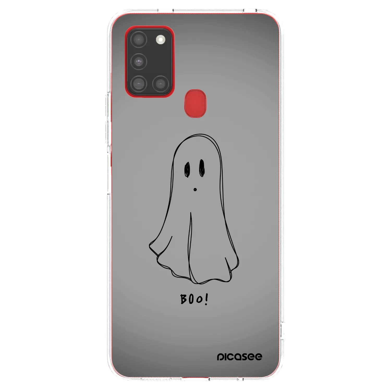 Picasee silikonski prozorni ovitek za Samsung Galaxy A21s - Ghost