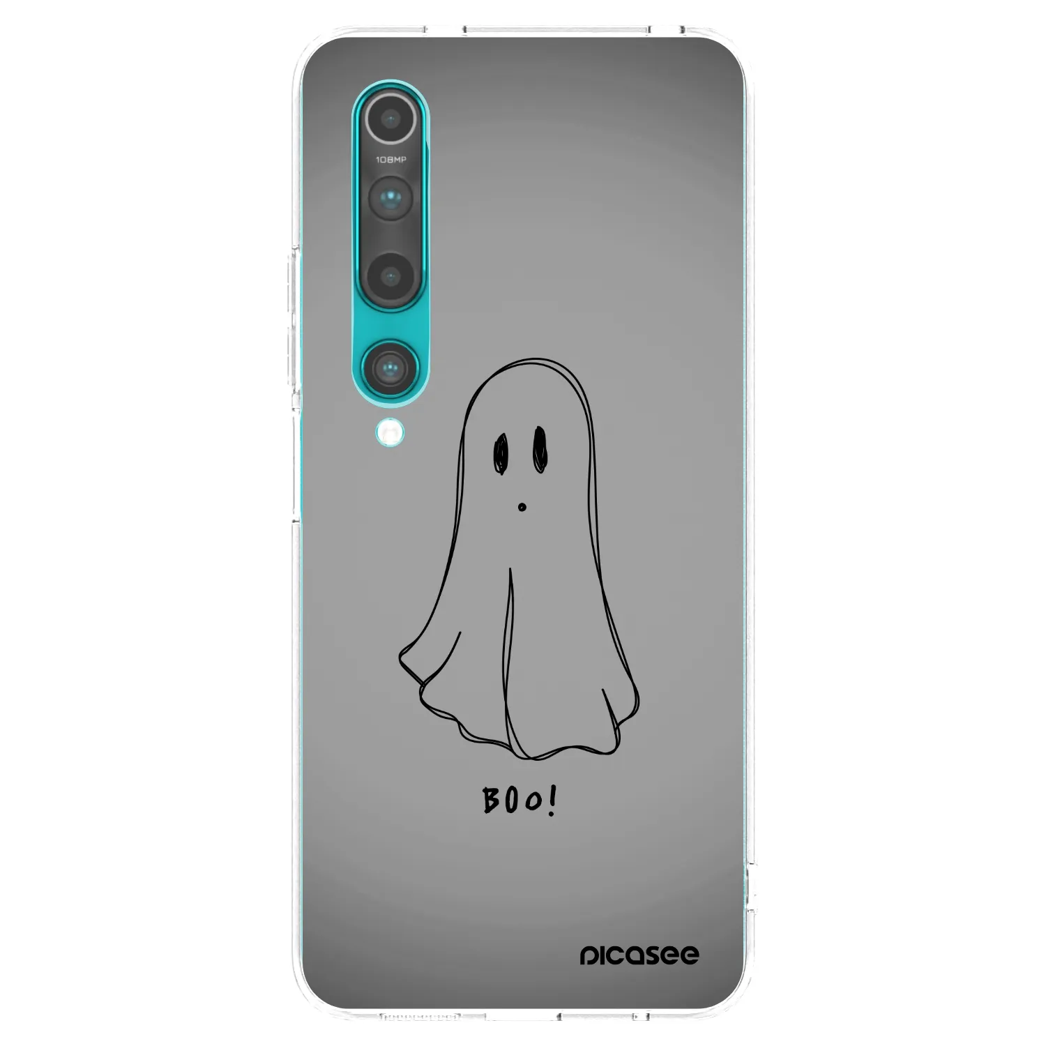 Picasee silikonski prozorni ovitek za Xiaomi Mi 10 - Ghost
