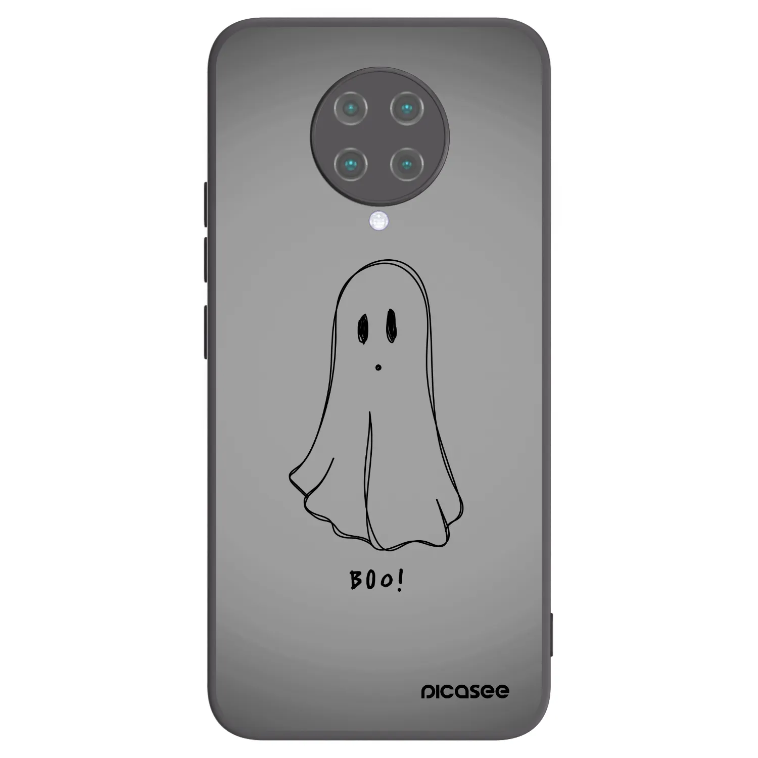 Picasee silikonski črni ovitek za Xiaomi Poco F2 Pro - Ghost