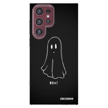 Picasee silikonski prozorni ovitek za Samsung Galaxy S22 Ultra 5G - Ghost 2