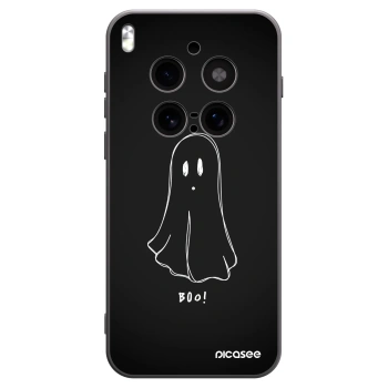 Picasee silikonski črni ovitek za Vivo X300 Pro - Ghost 2