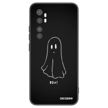 Picasee silikonski črni ovitek za Xiaomi Mi Note 10 Lite - Ghost 2