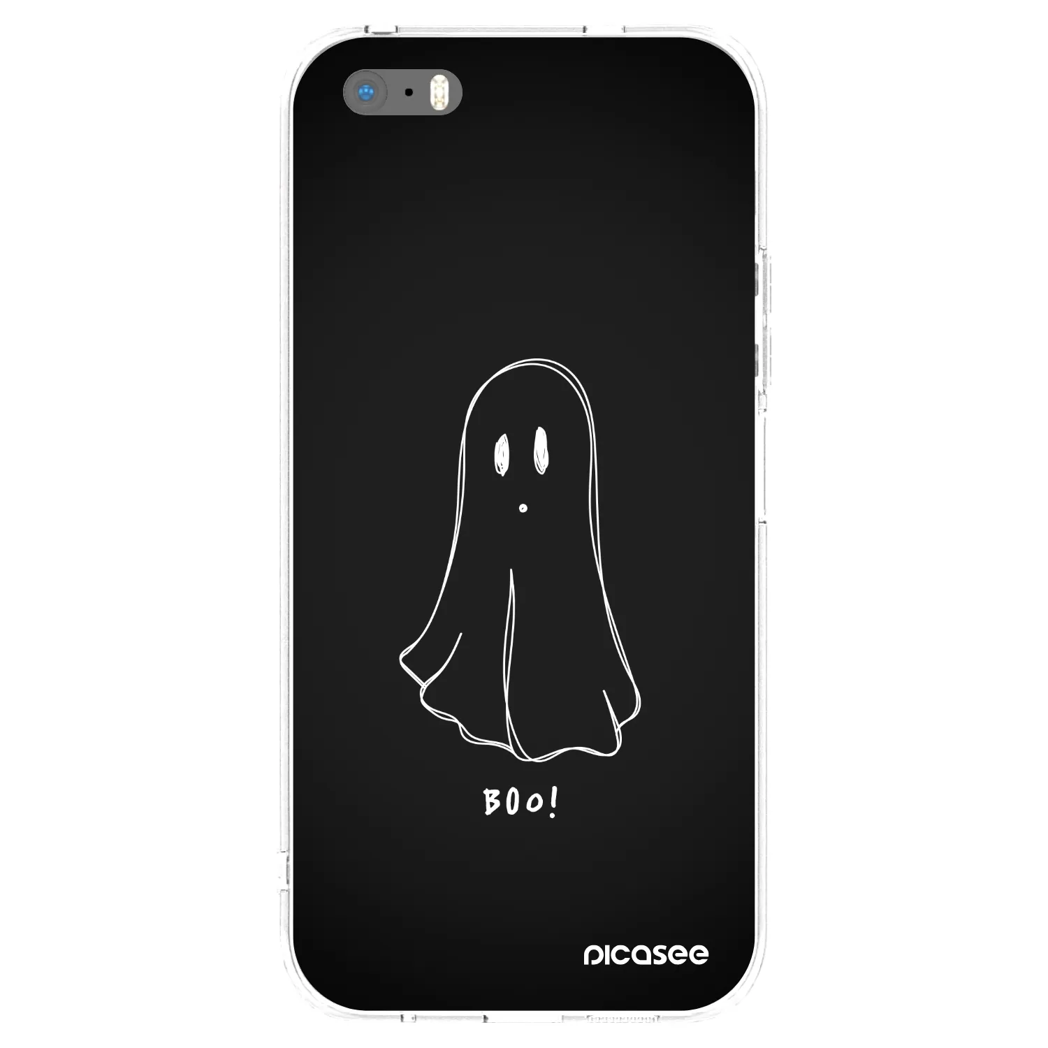 Picasee silikonski prozorni ovitek za Apple iPhone 5/5S/SE - Ghost 2
